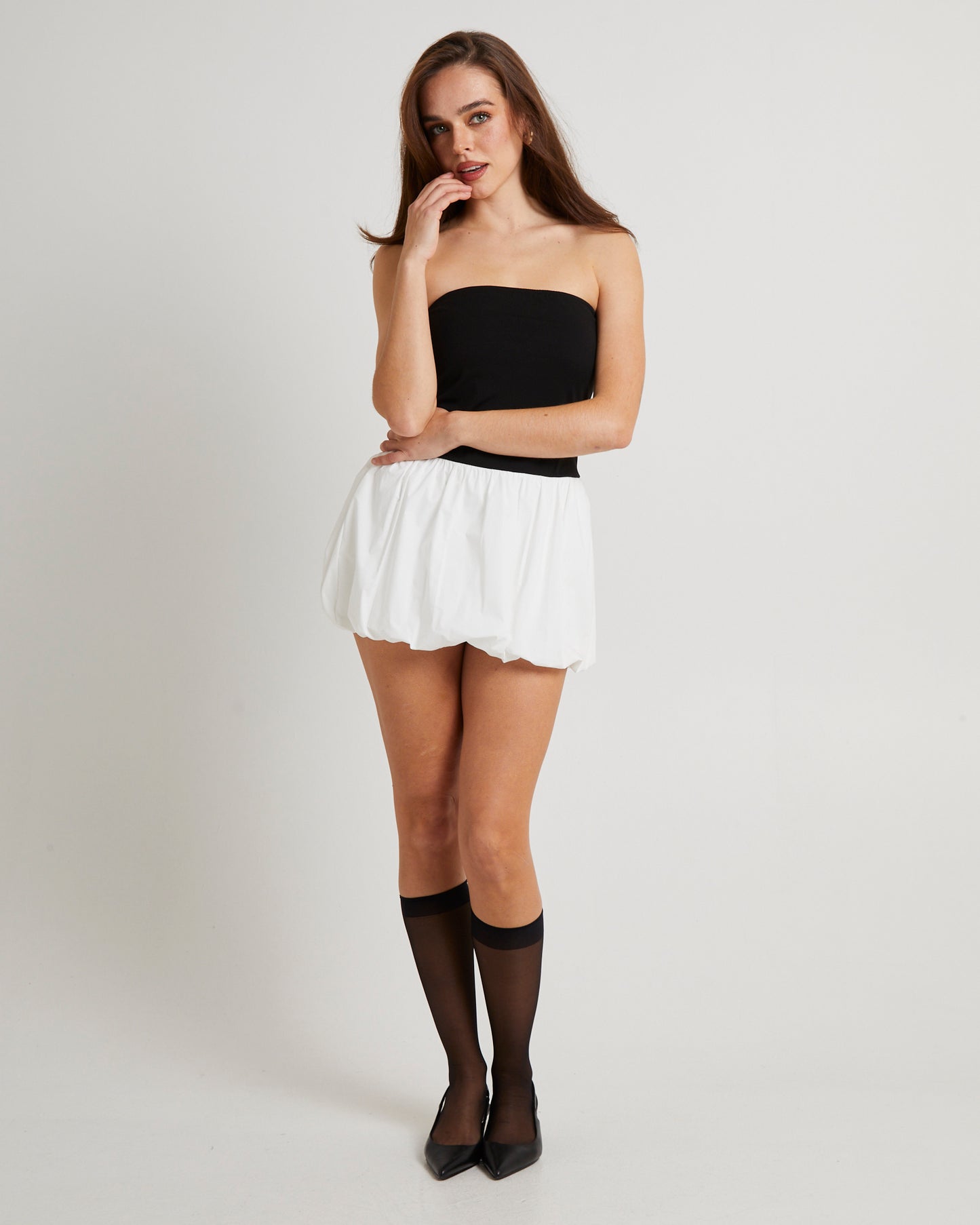 Nori Colour Block Bubble Dress