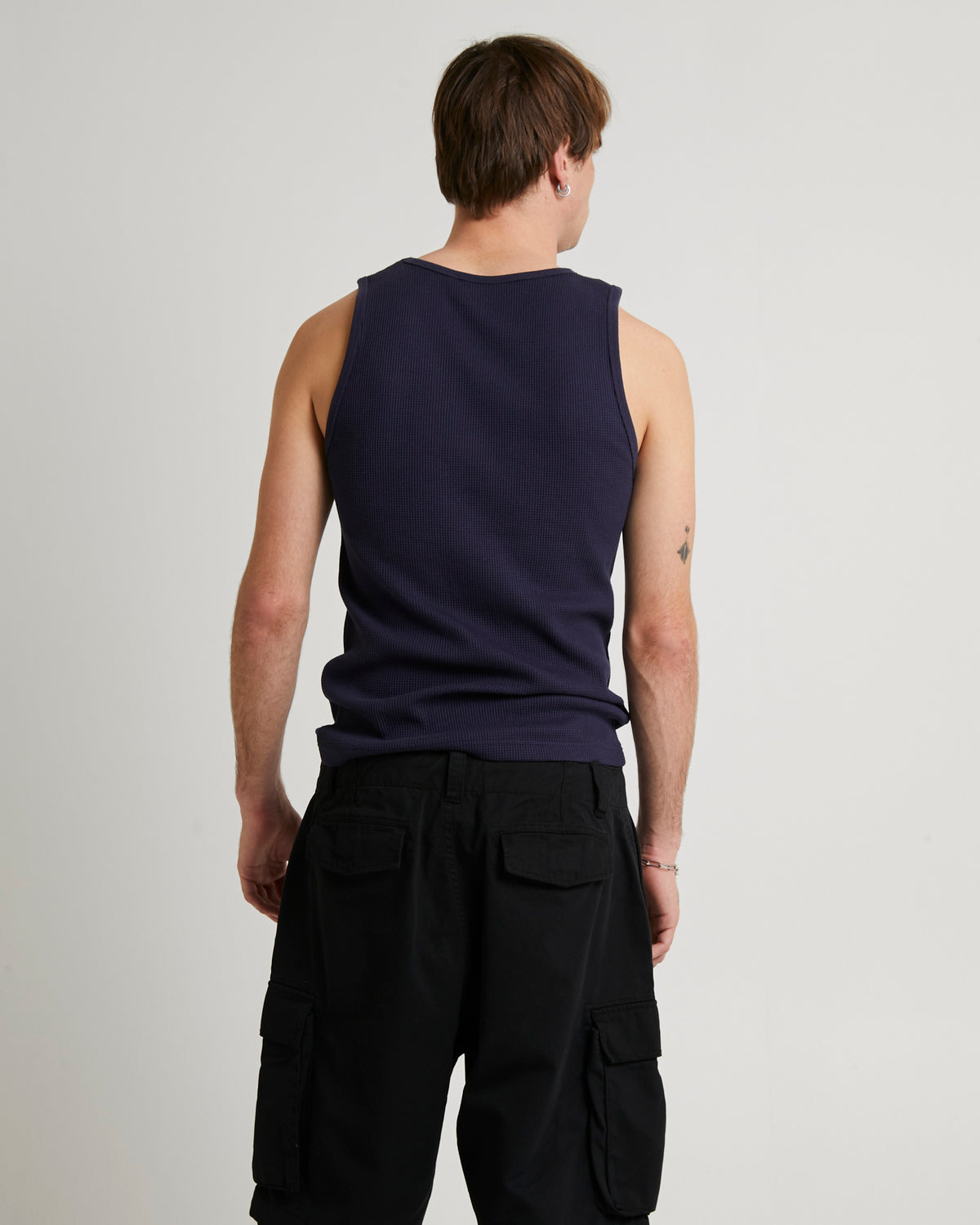 Waffle Singlet NAVY