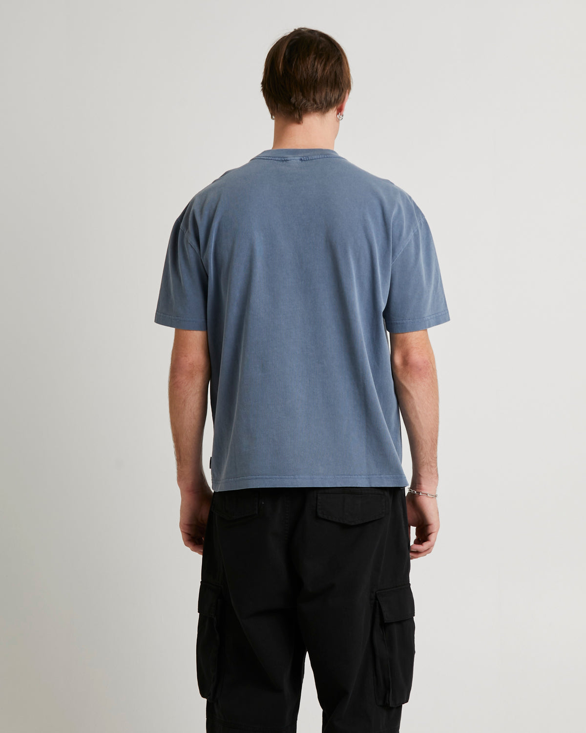 Gaze Cropped T-Shirt STEEL
