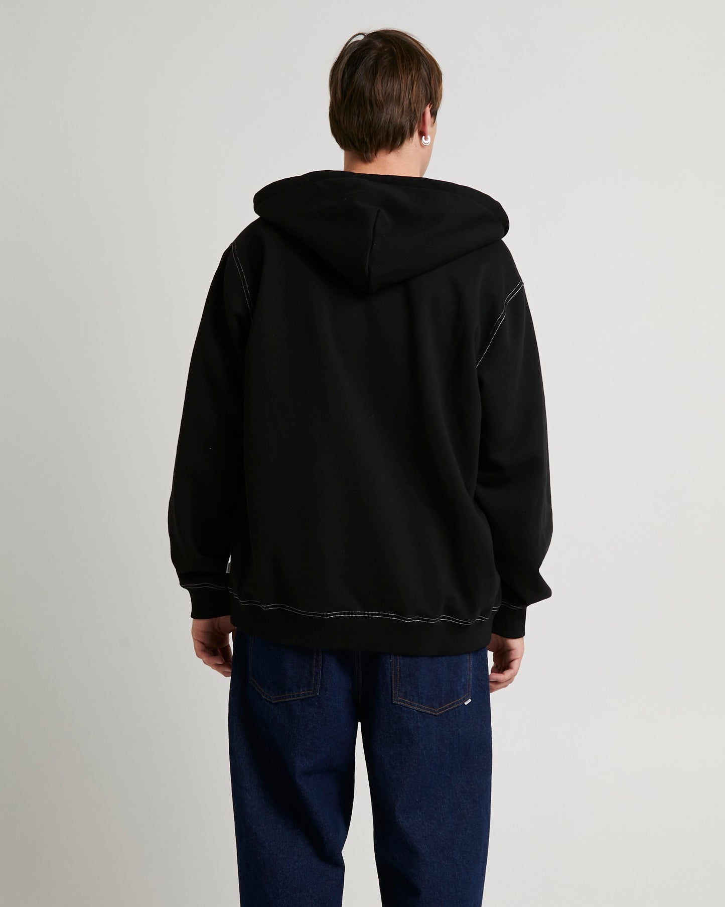 Workwear Zip Through Hoodie