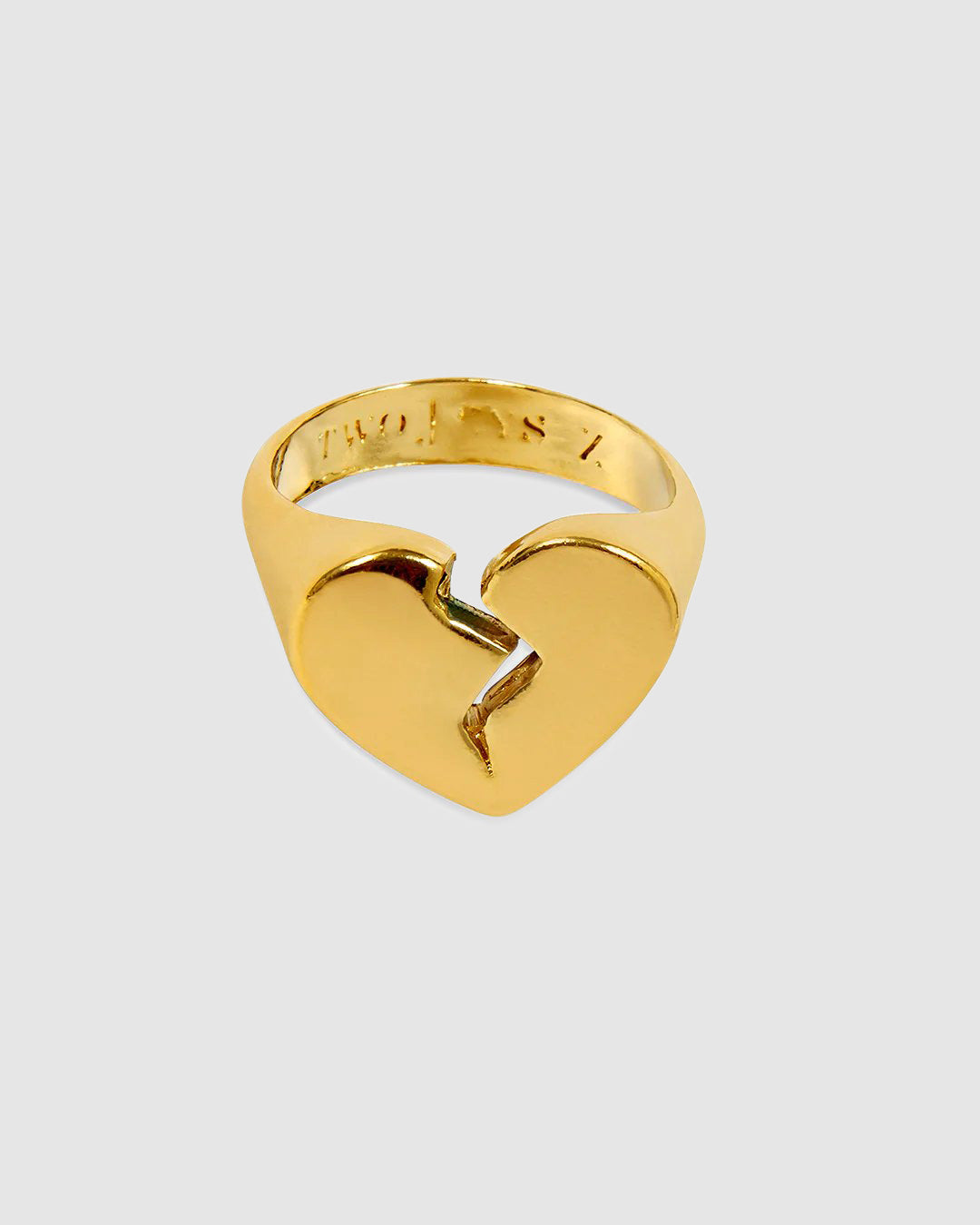 Broken Heart Ring Gold GOLD