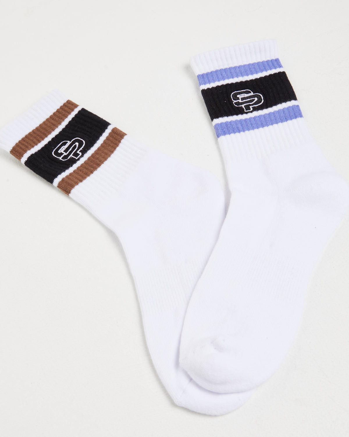 Bold Stripe Socks 2 Pack PURPLE