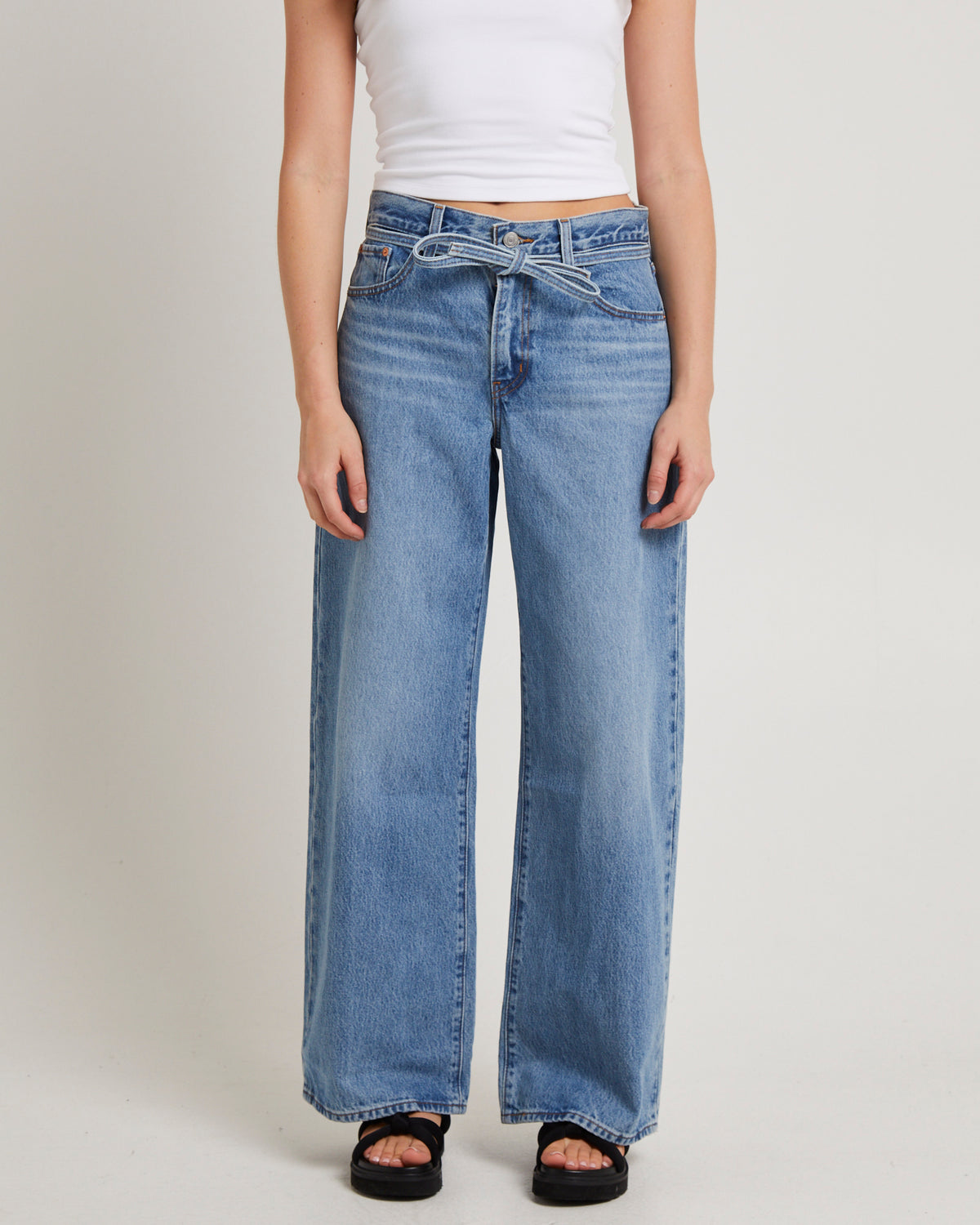 XL Straight Denim Jeans THANKS FRIEND