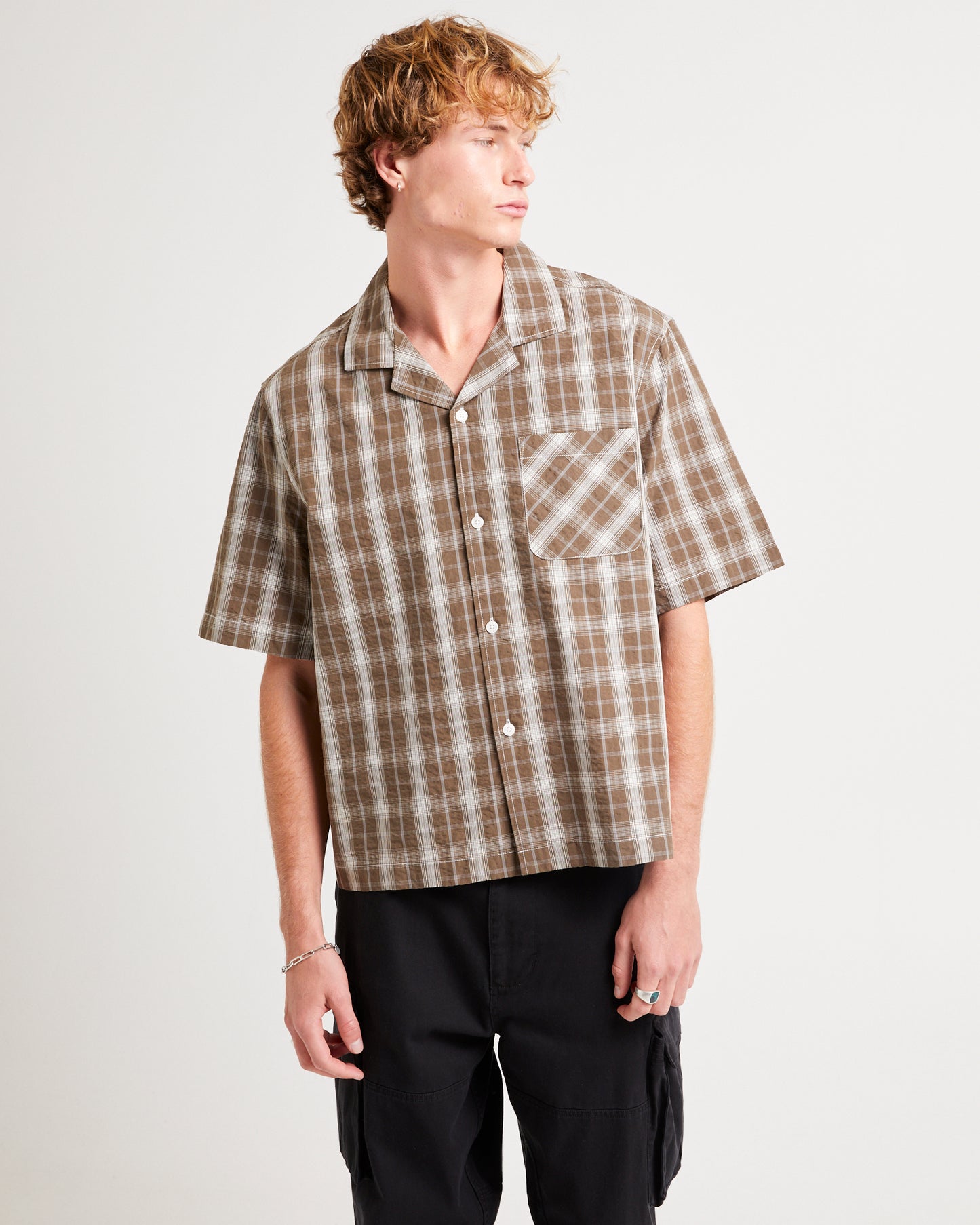 Homage Cropped Resort Shirt
