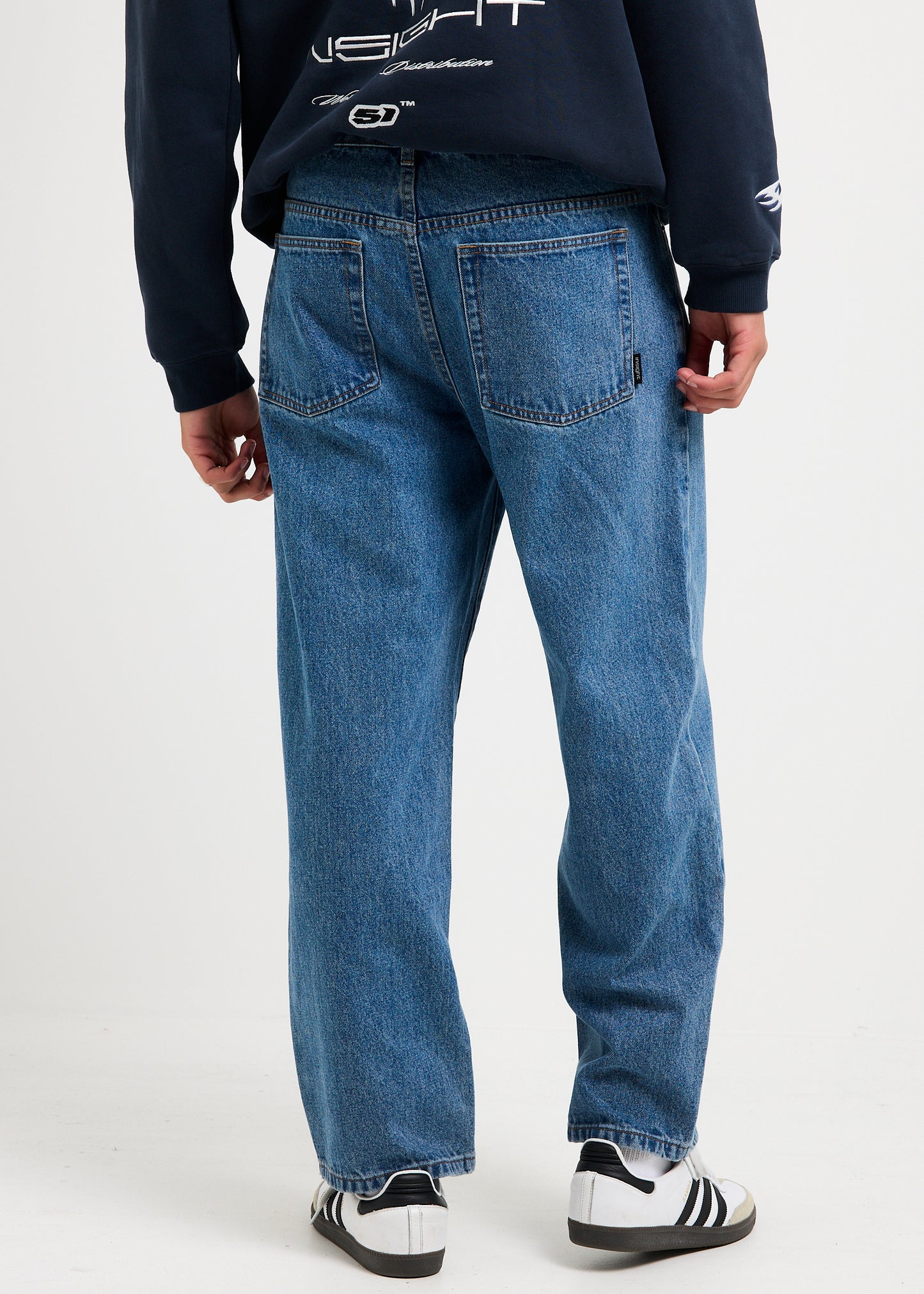 Knocker Wide Leg Denim Jeans
