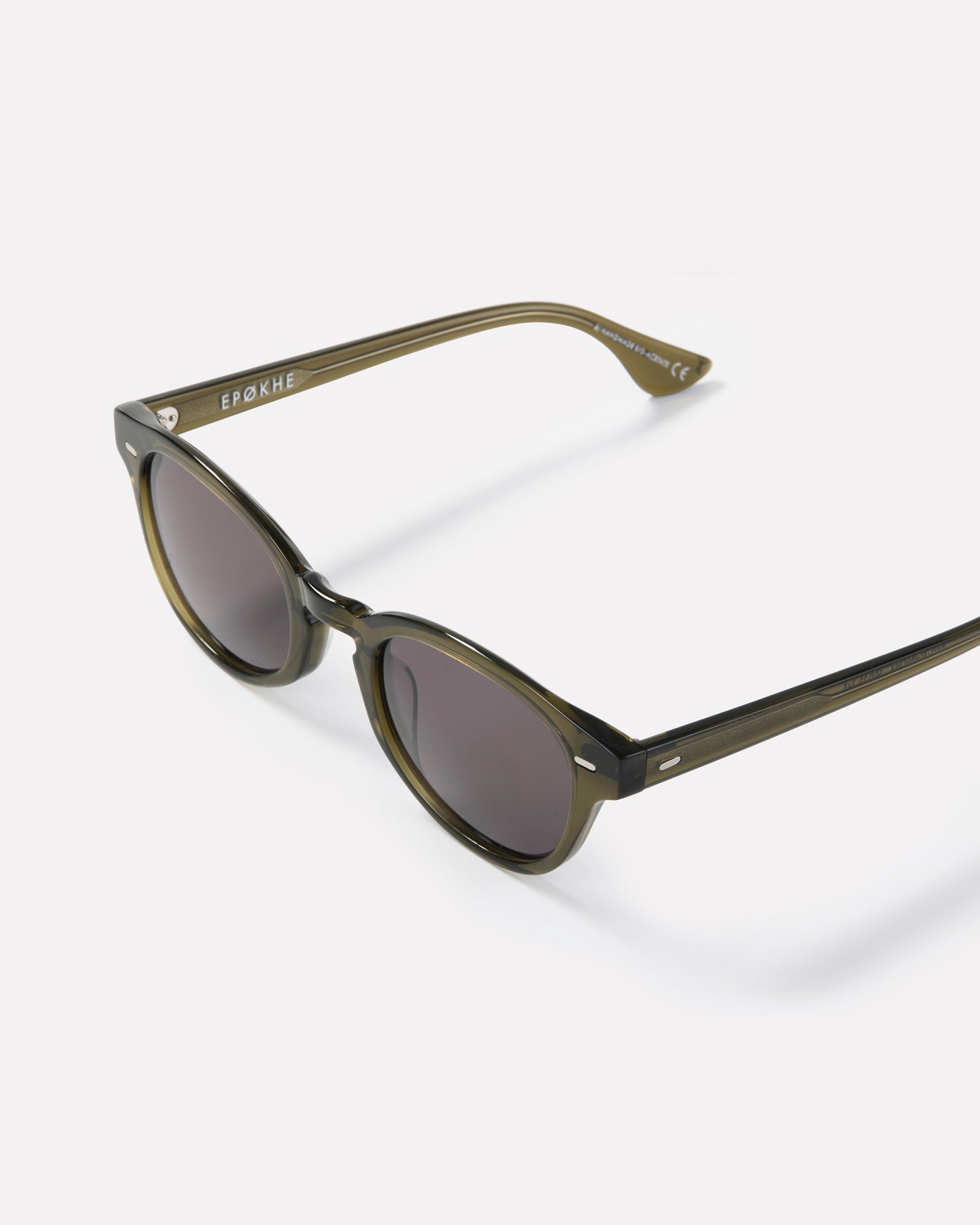 Coil Army Green Polished/Black Sunglasses