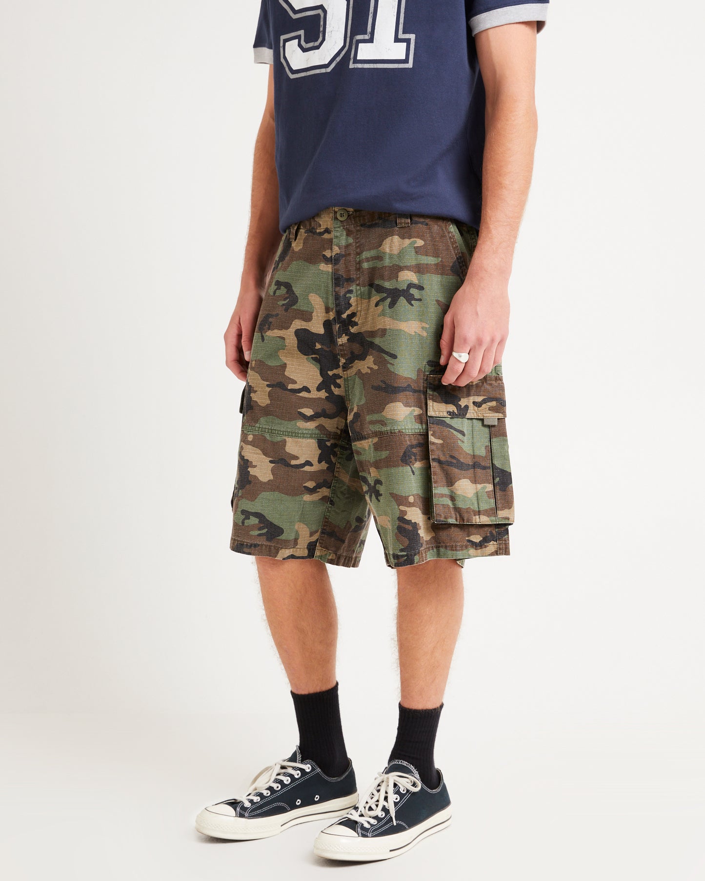 Deverell Camo Cargo Shorts