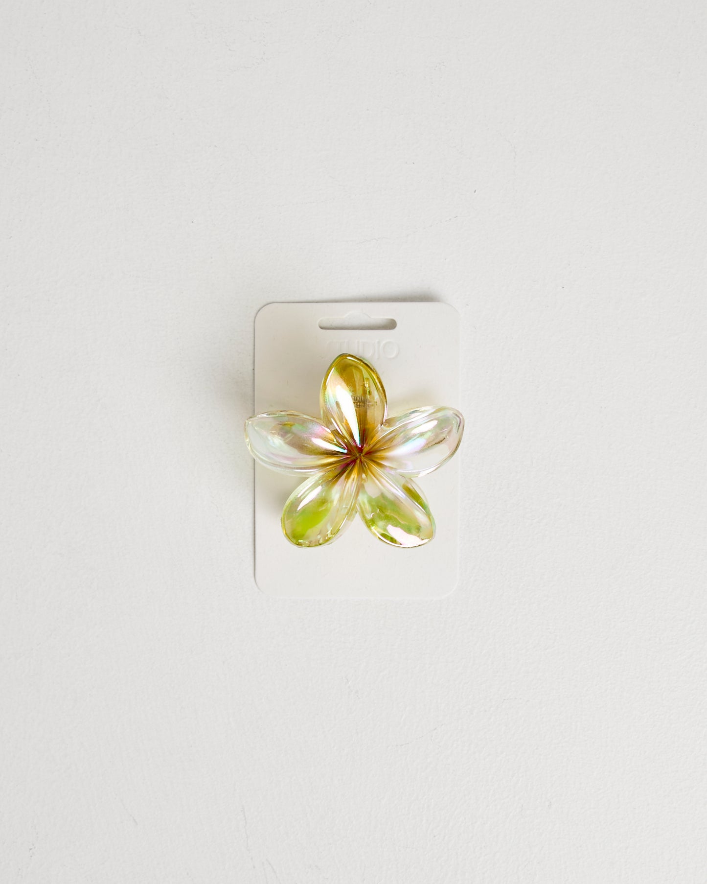 Metallic Flower Clip