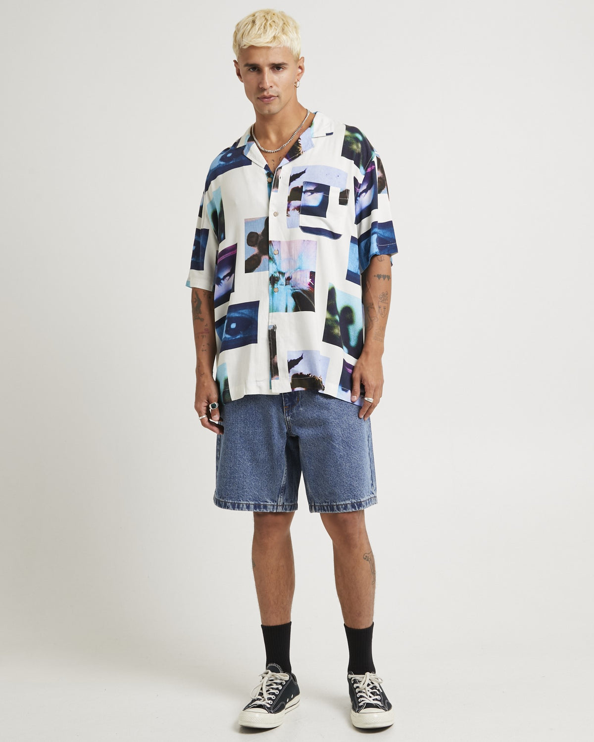 Realise Short Sleeves Resort Shirt WHITE