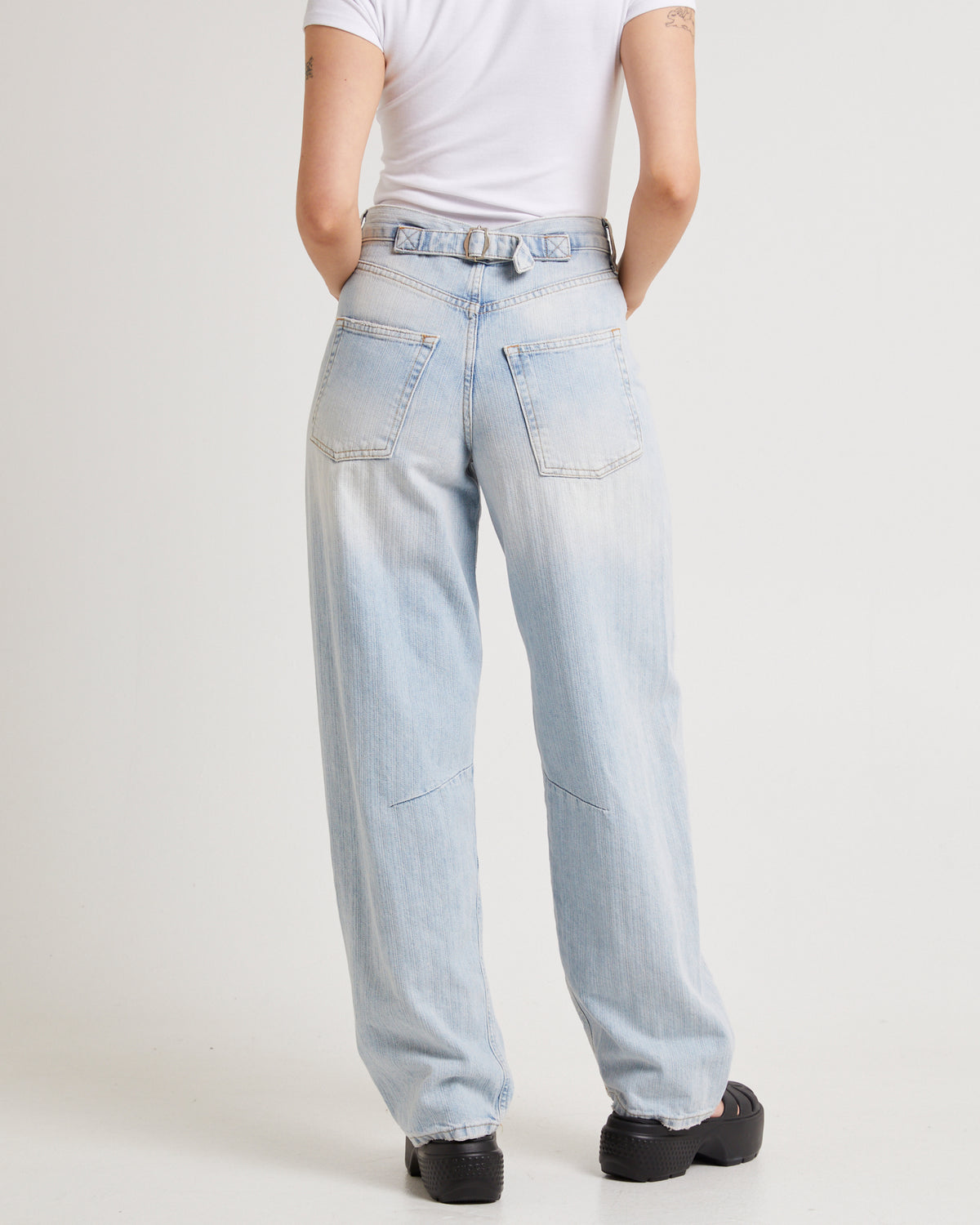 Jaquard Stripe Logan Jeans MID VINTAGE