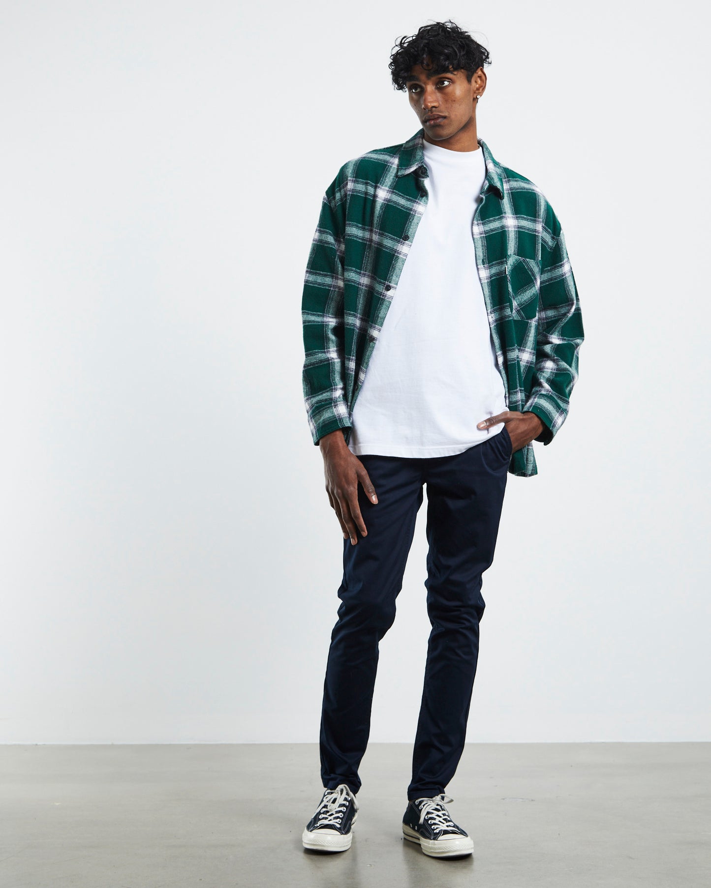 Hoxton Skinny Chino Pants Navy