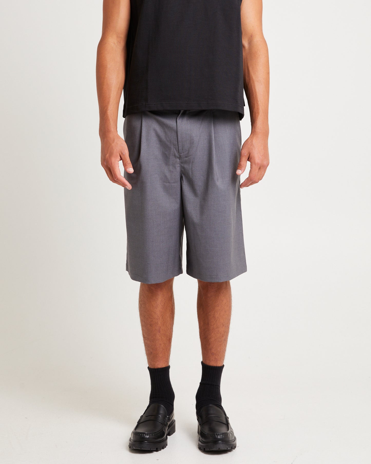 Blade Pleated Shorts