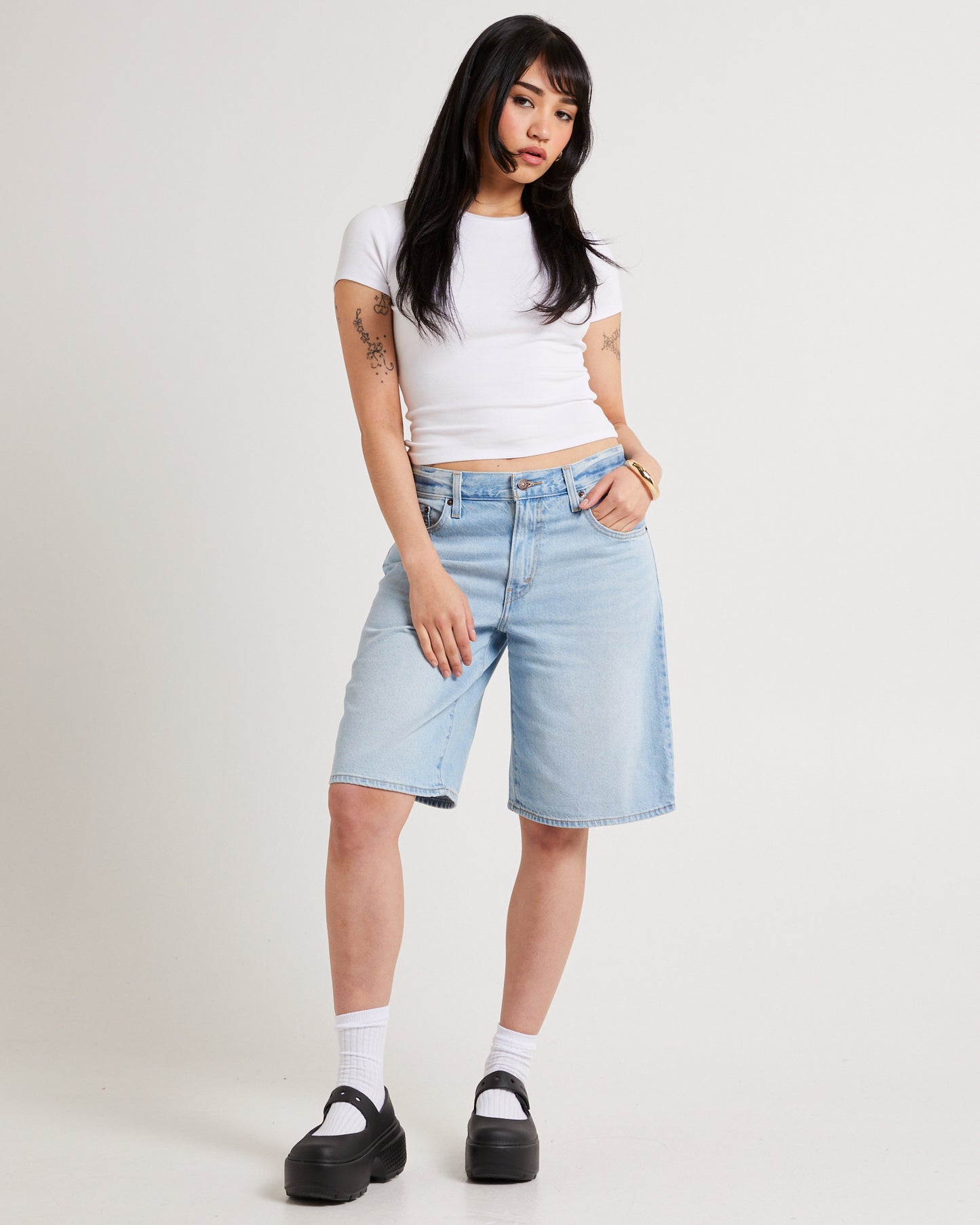 Baggy Dad Denim Jorts