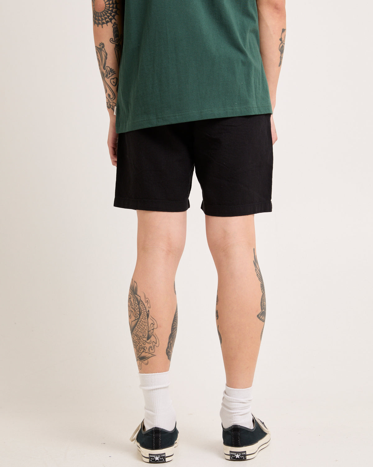 Common Linen Short BLACK