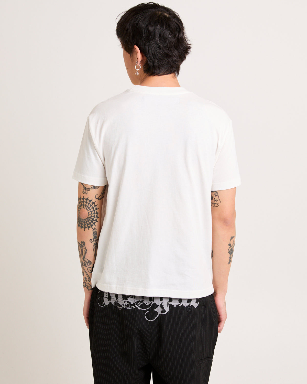Love Life Shrunken T- Shirt VINTAGE WHITE