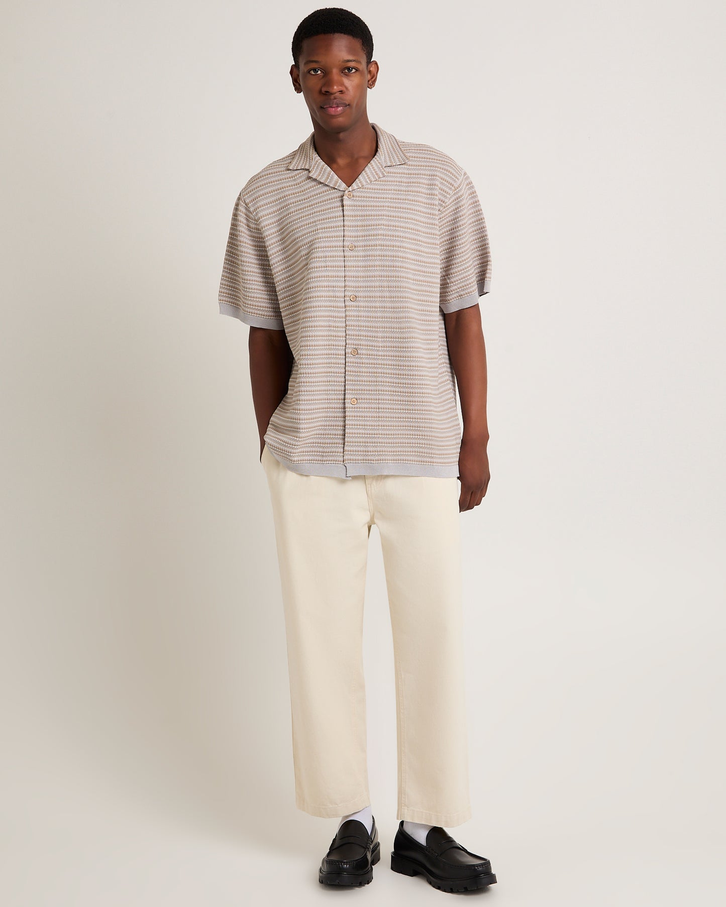 Keslo Striped Knitted Shirt