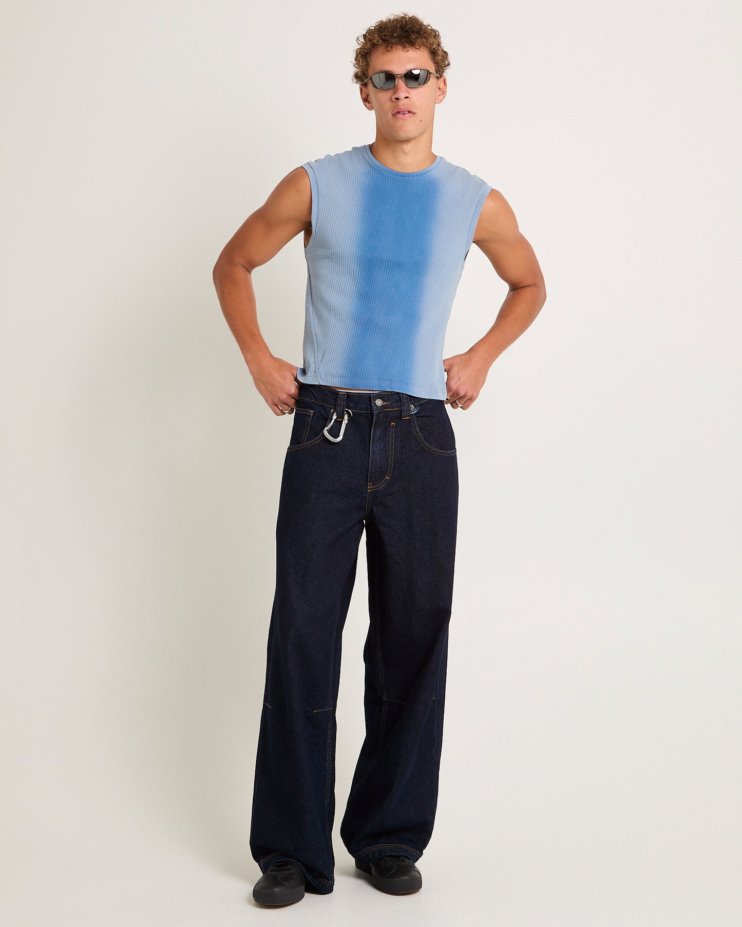 Blue Glare Tank Top