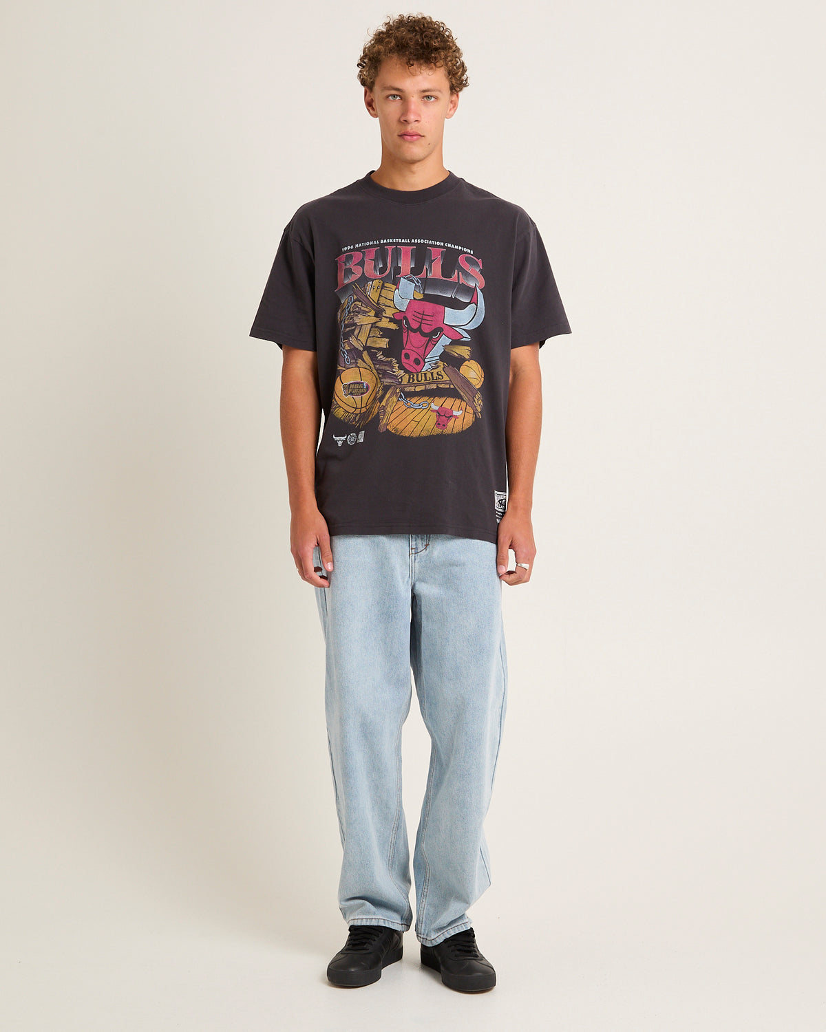 Bevel Burst T-Shirt OVERDYED BLACK