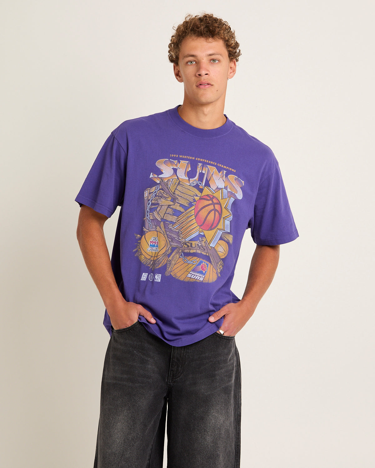 Bevel Burst T-Shirt PURPLE