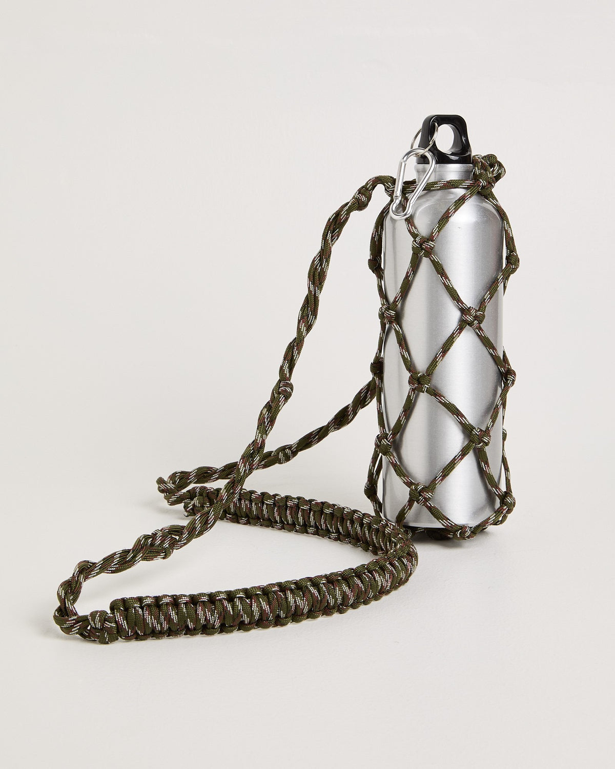 Knitted Bottle Sling GREEN