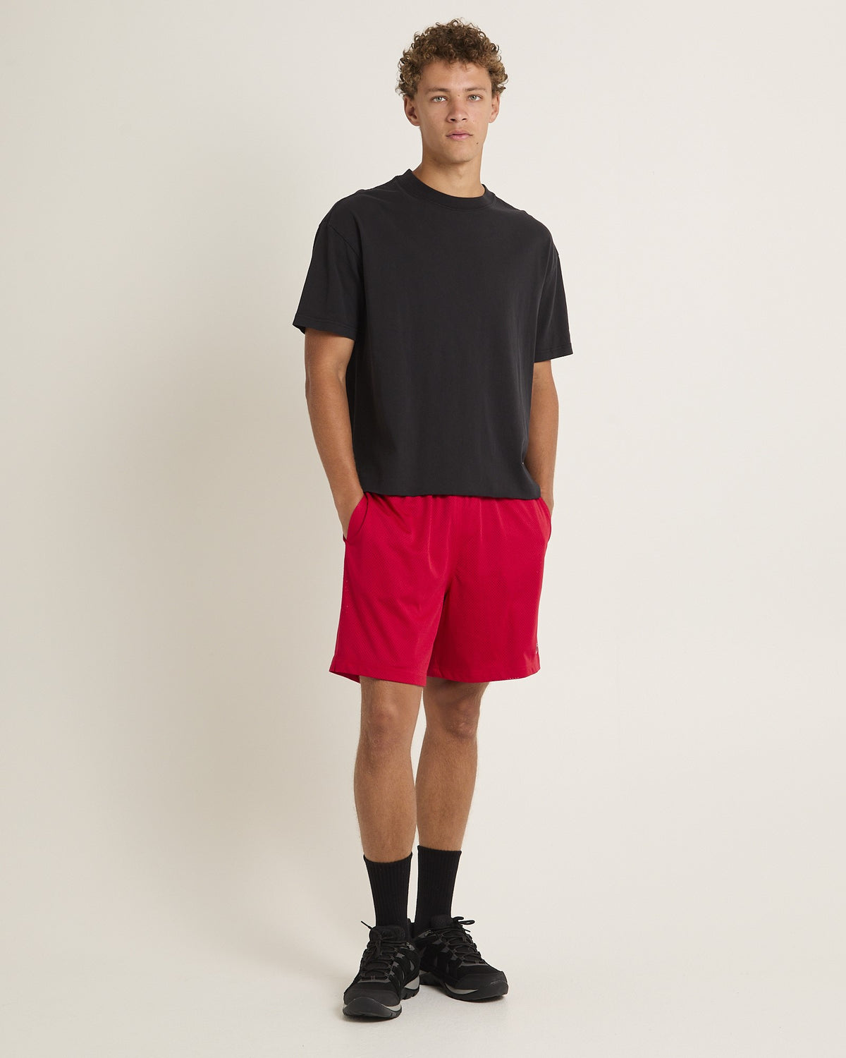Melrose Mesh Shorts RED