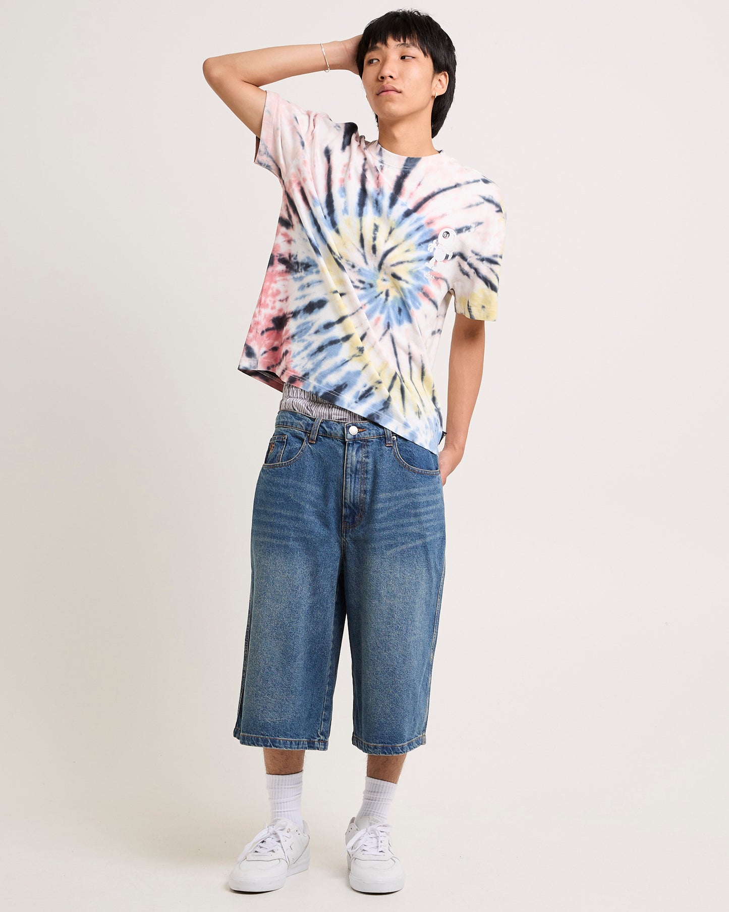 Snooker Tie Dye Cropped T-Shirt
