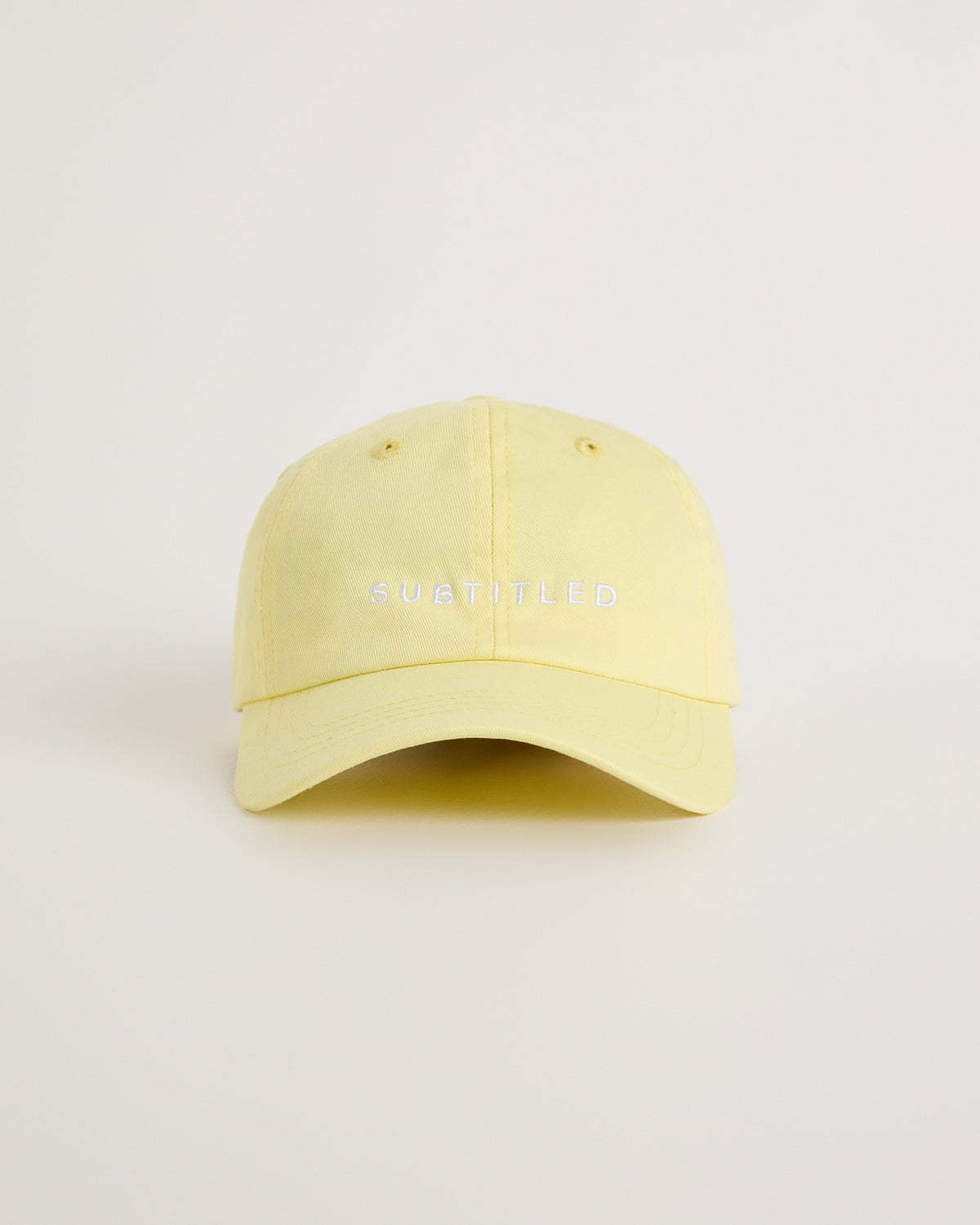 Logo Stonewashed Cap BUTTER