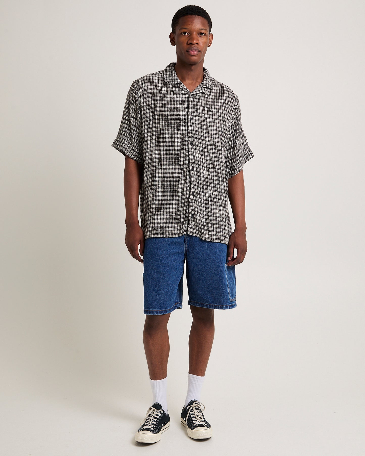 Scorched Harper Denim Baggy Fit Carpenter Shorts