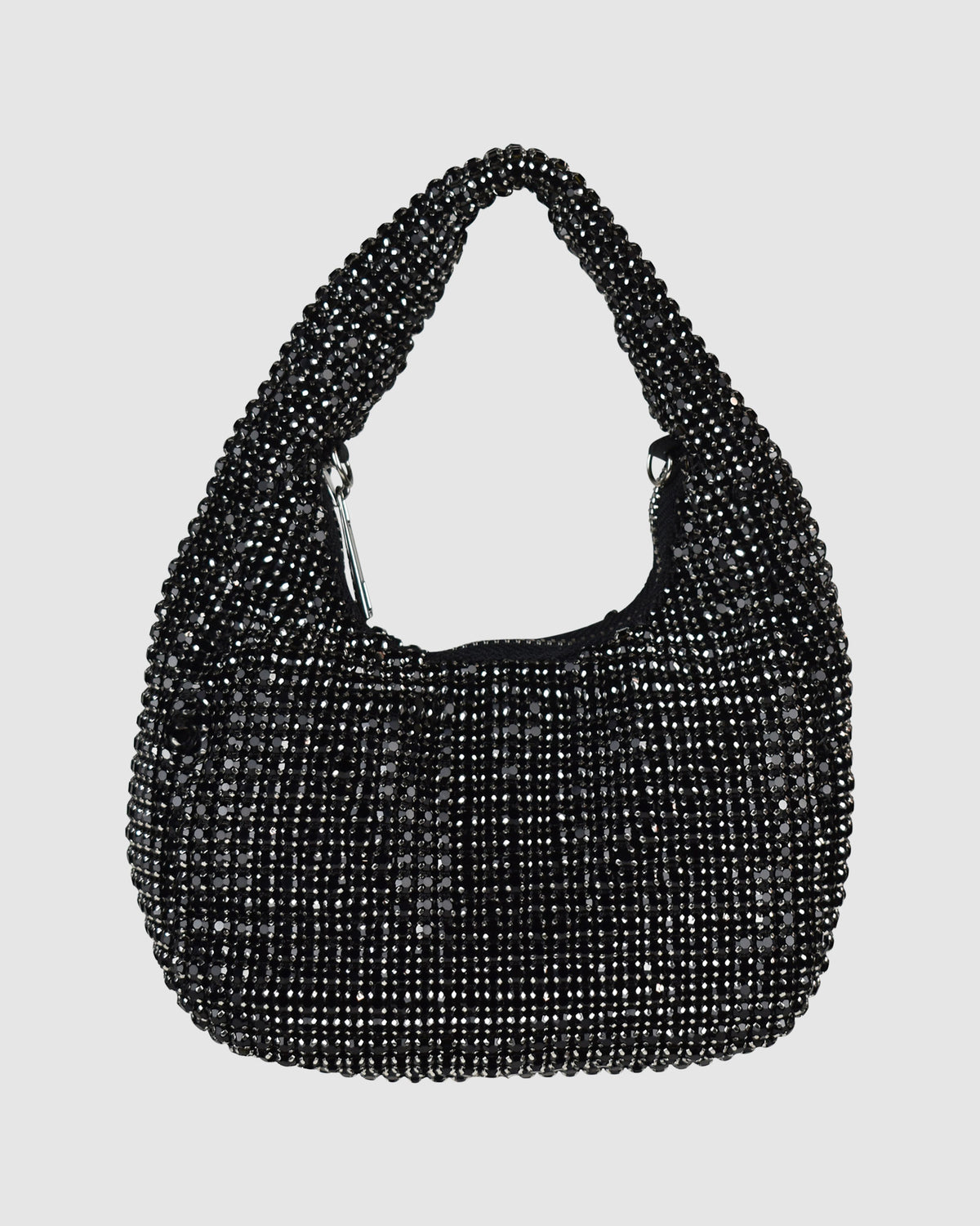 Precious Shoulder Bag BLACK DIAMANTE/SILVER