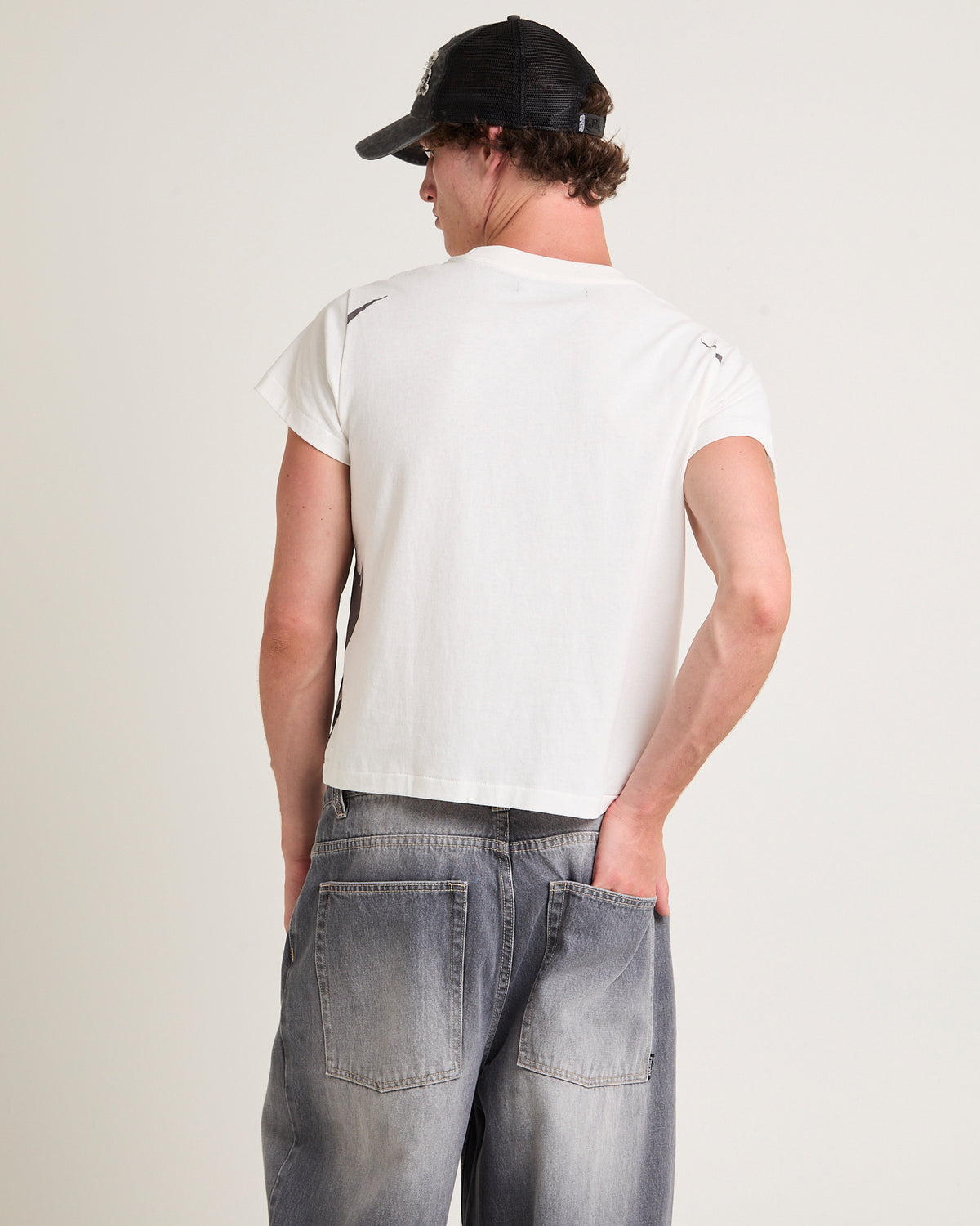 Nu Shrunken T-Shirt WHITE