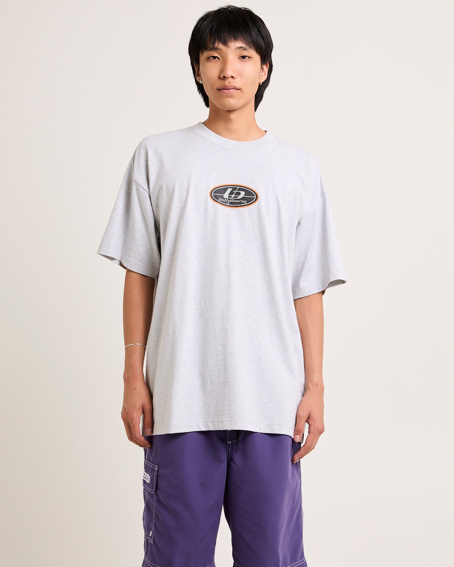 Chrome Pill T-Shirt in Light Grey Heather