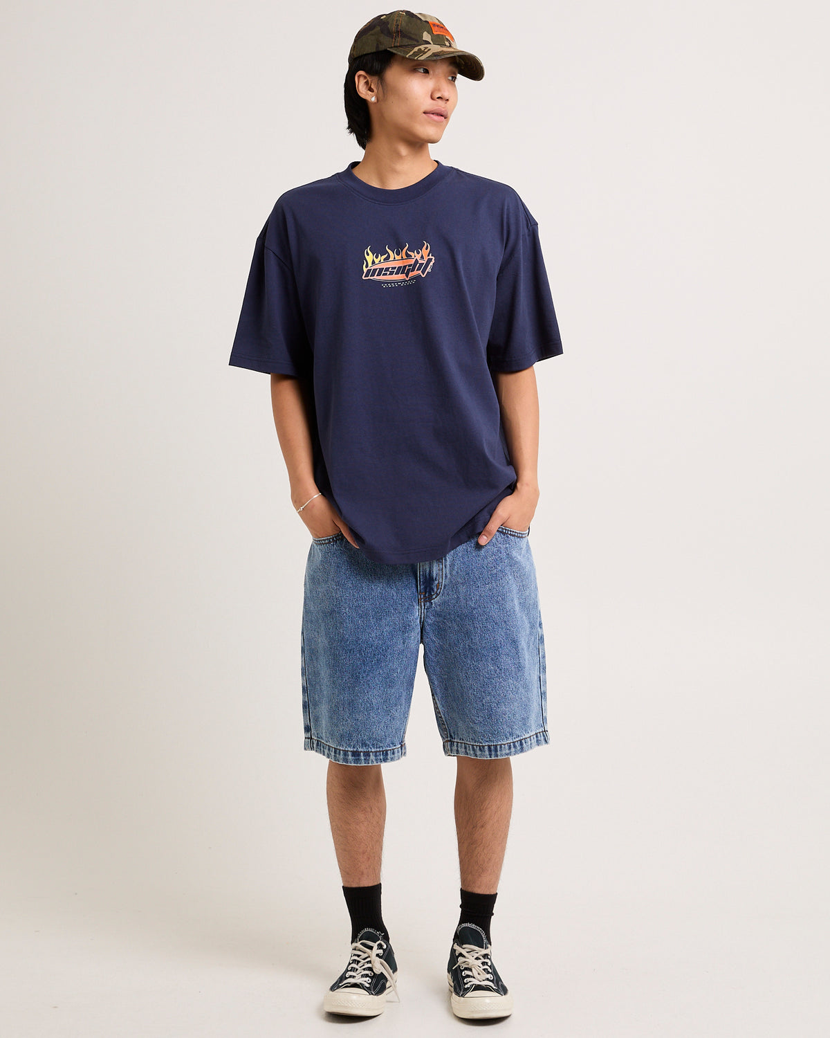 Marked T-Shirt NAVY