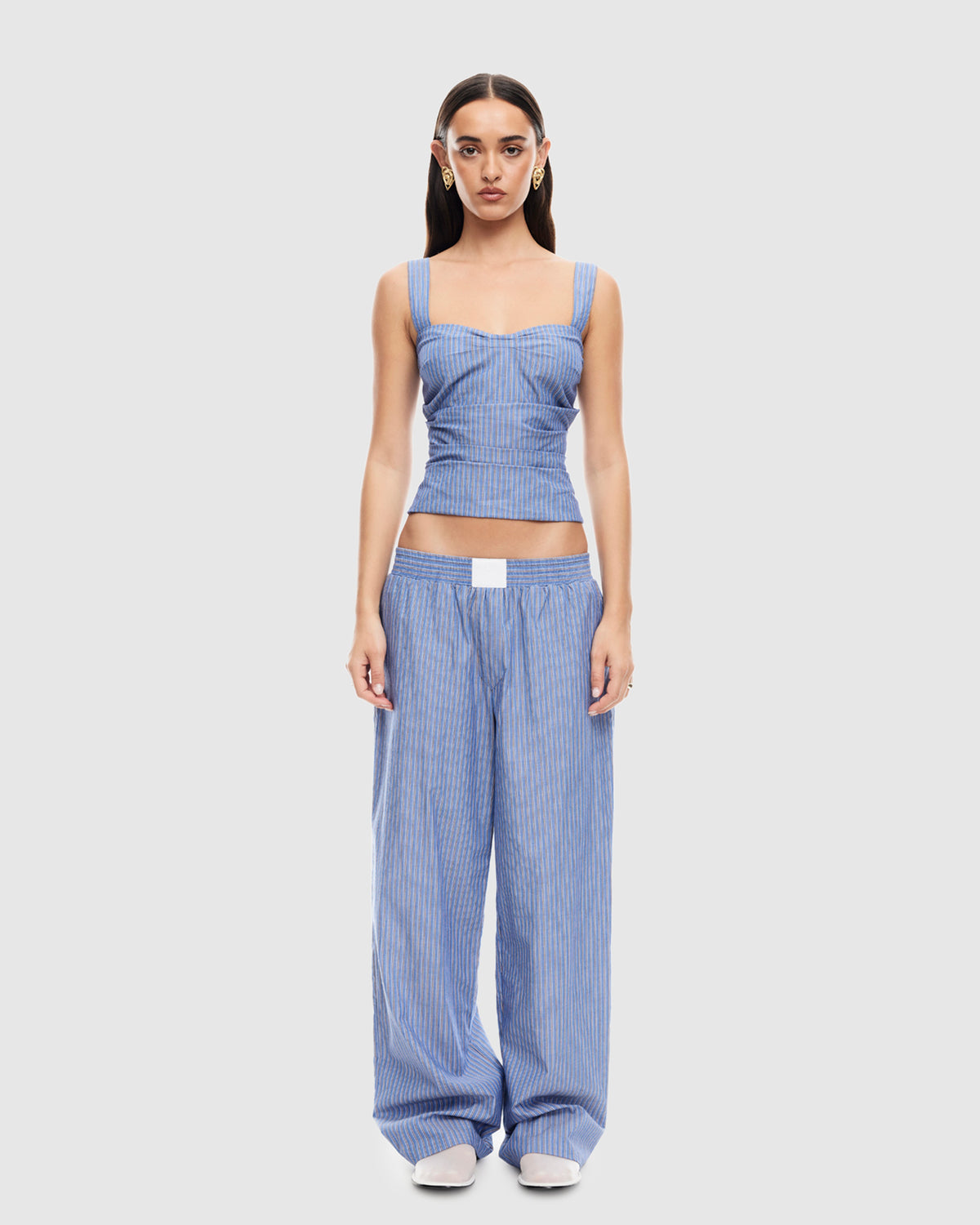 Cobain Pants NAVY STRIPE