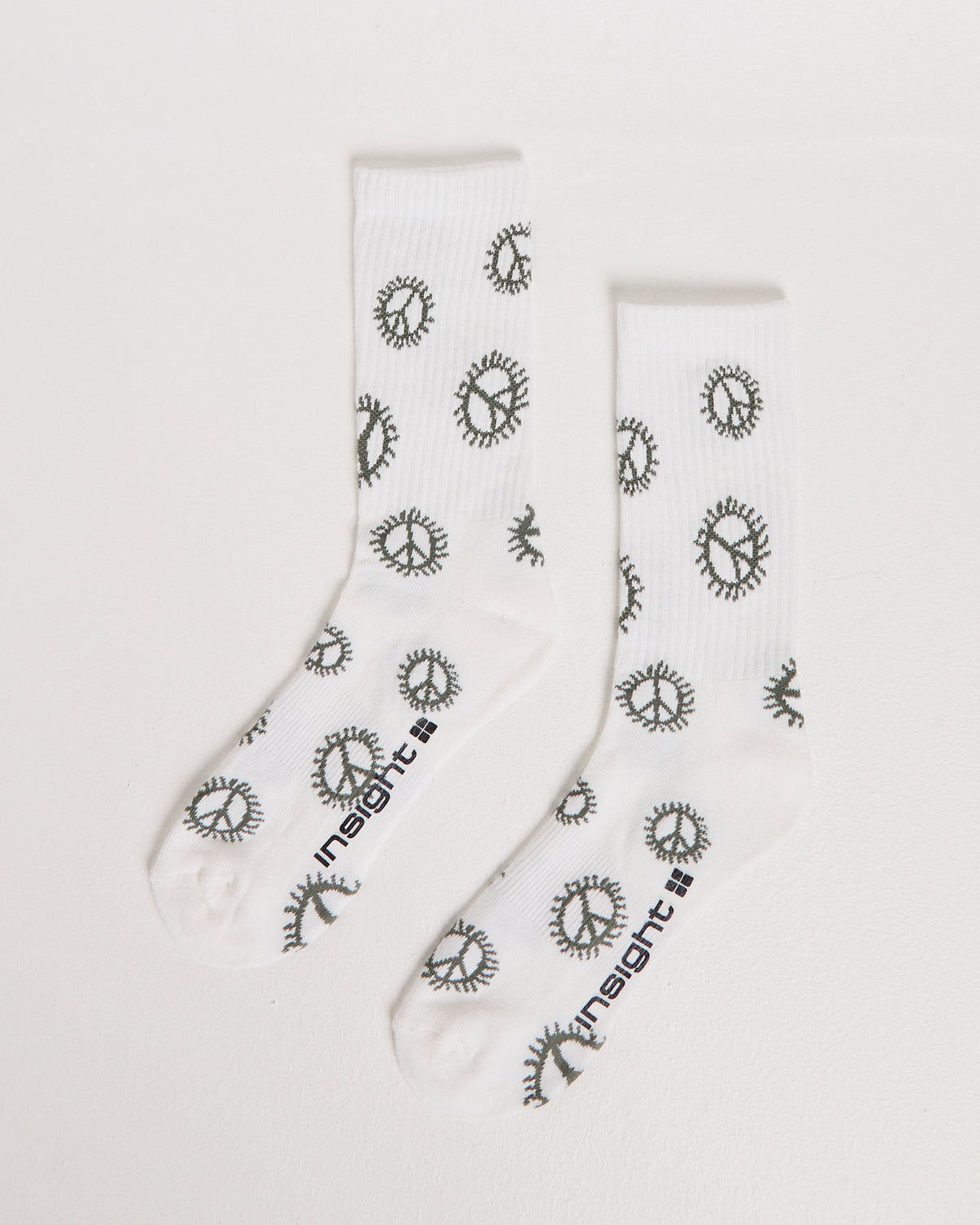 Distort Socks 3 Pack ECRU/GREEN