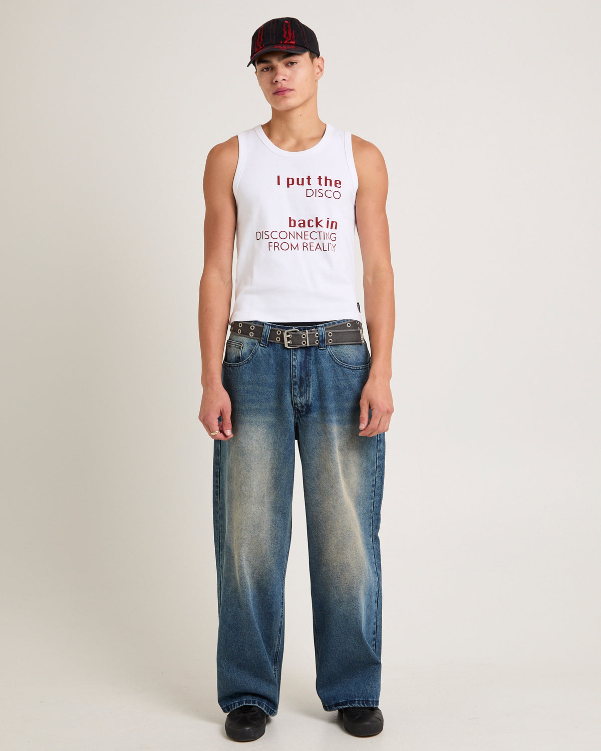 Disco Tank Top WHITE