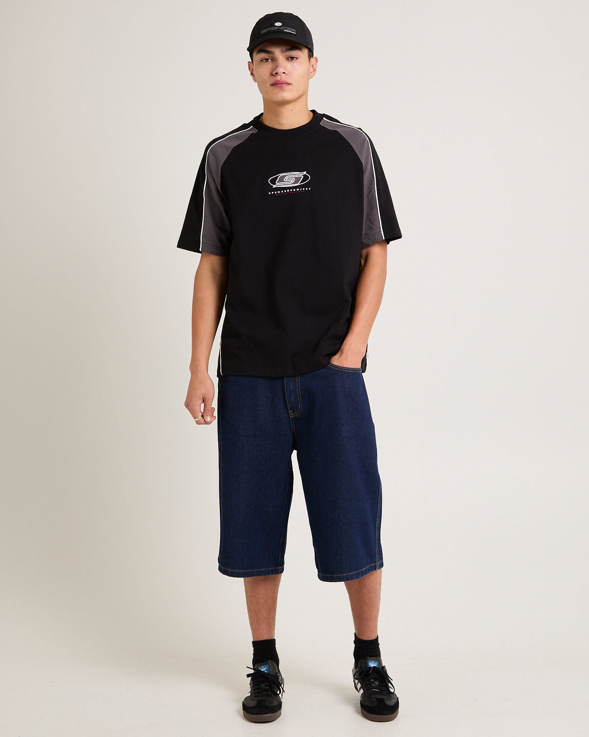 Glitch Y2K T-Shirt BLACK