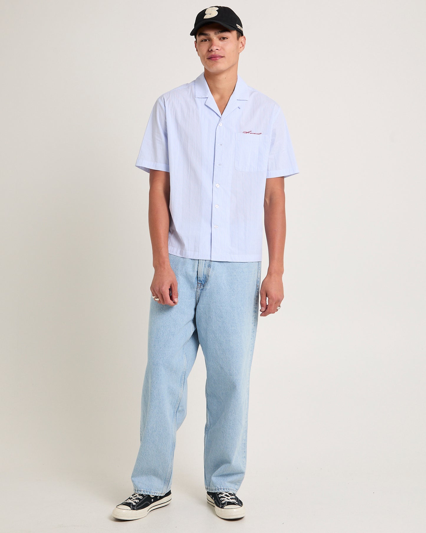 Omar Baggy Denim Jeans Stream Light Retro