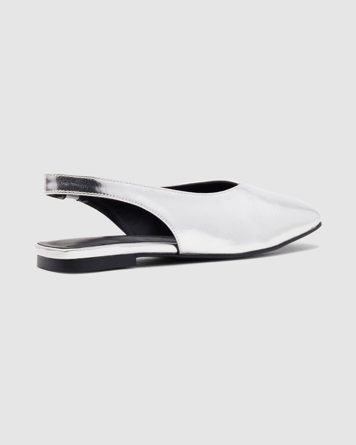 Graze Slingback Flats SILVER