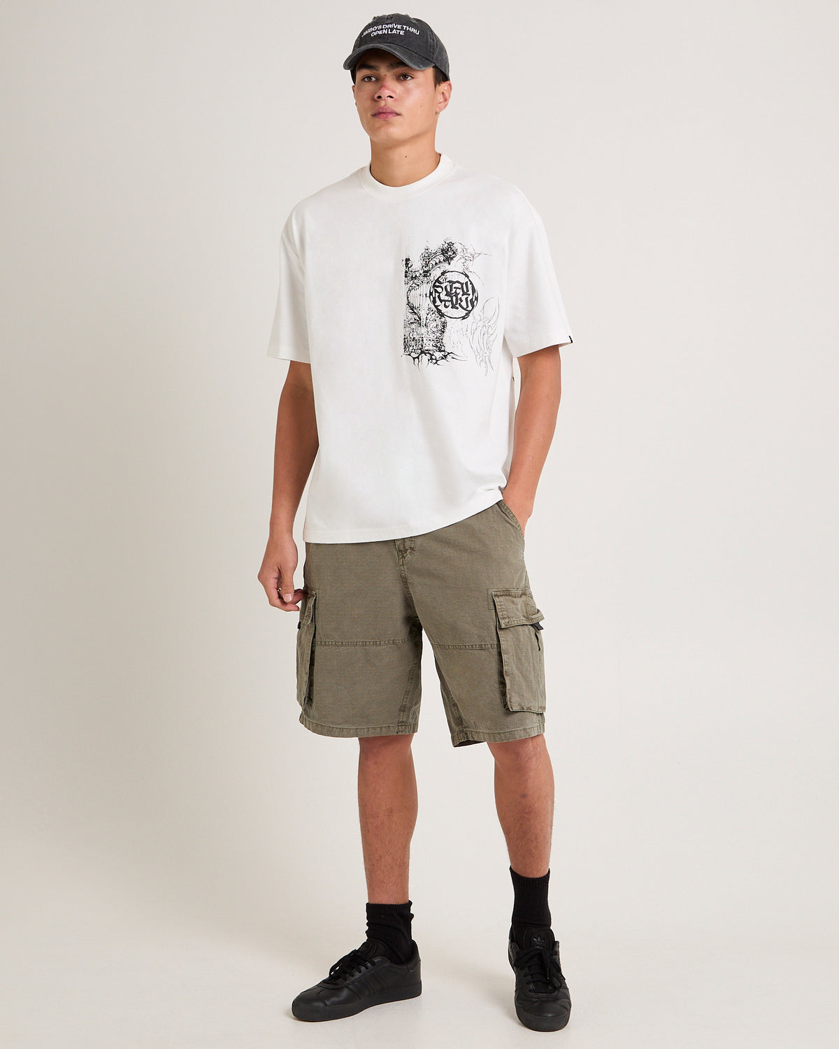 Deverell Vintage Cargo Shorts FATIGUE