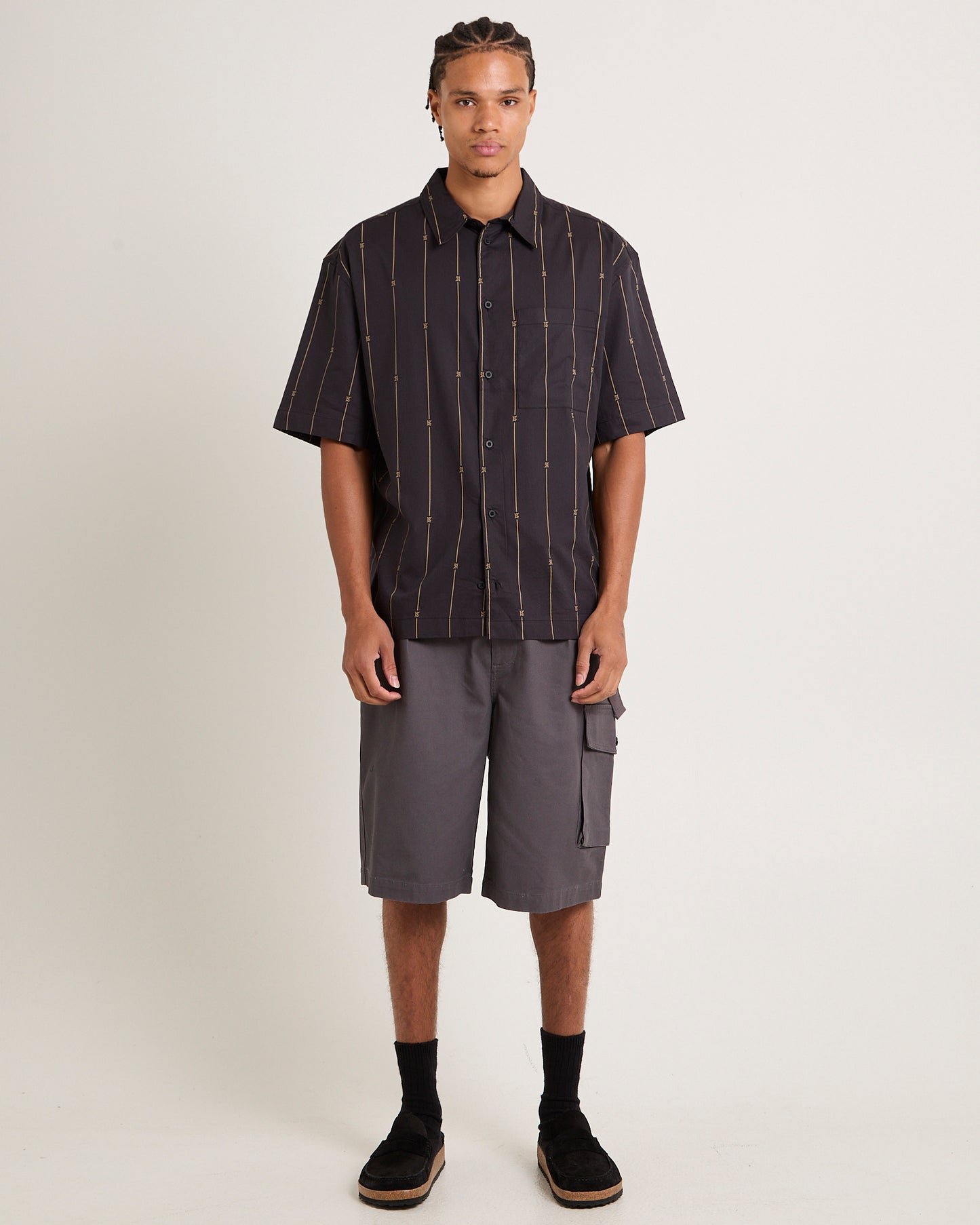 A Stripe Recycled Short Sleeve Shirt