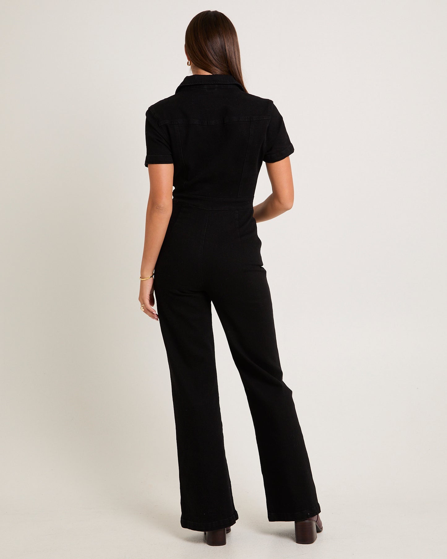 Nikki Denim Maxi Boiler Suit