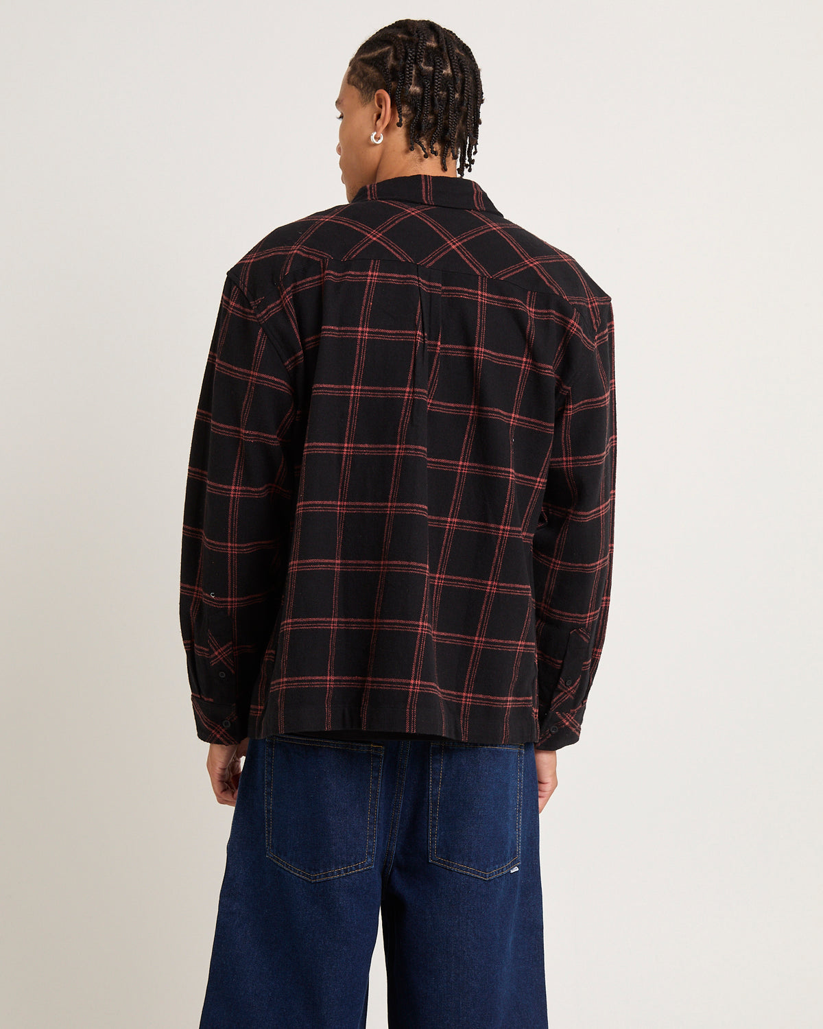 Terror Flannel Shirt BLACK CHECK