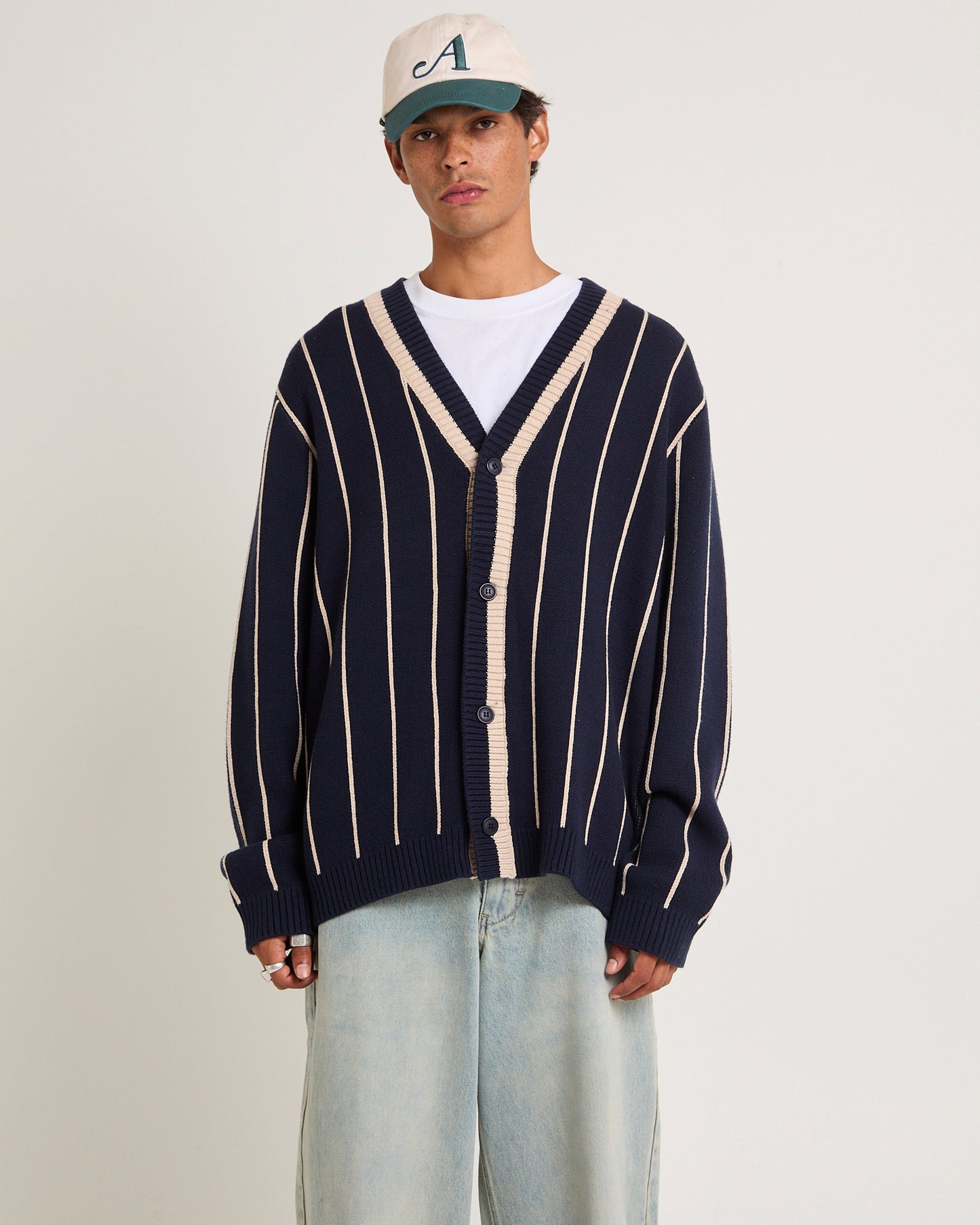 Avenue Stripe Cardigan