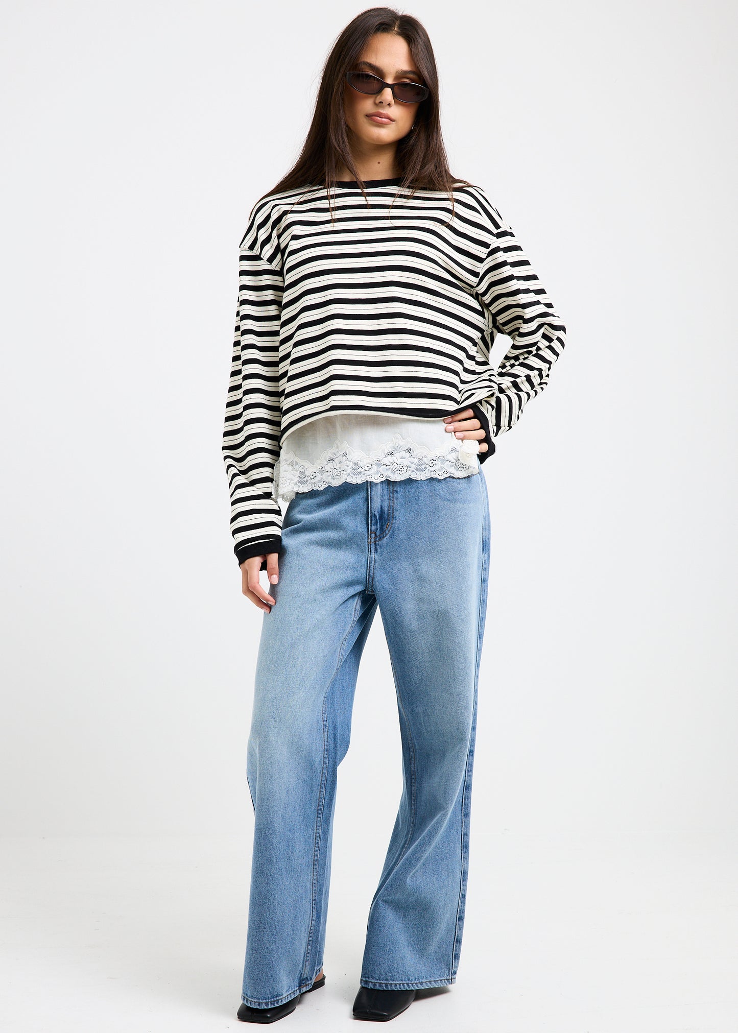 Wren Wide Denim Jeans Petite