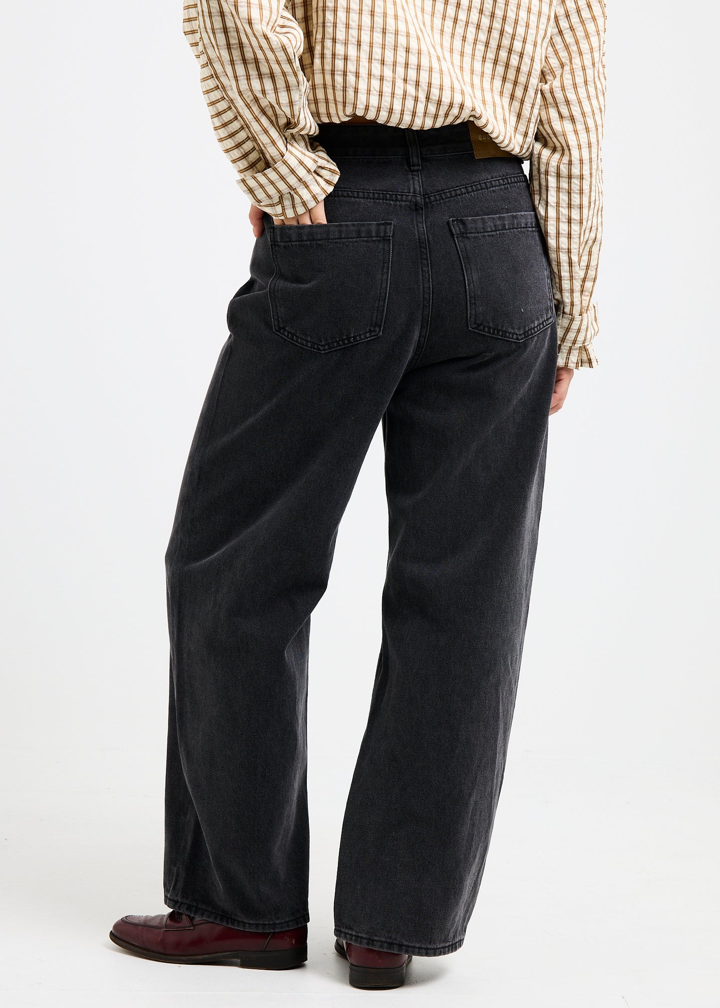 Alexa Mid Rise Denim Jeans Petite Relaxed