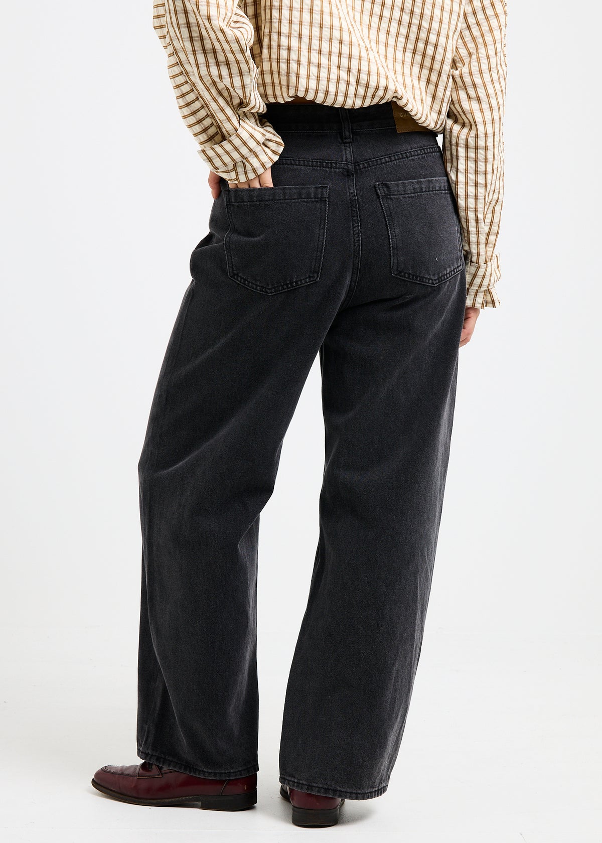 Alexa Mid Rise Denim Jeans Petite Relaxed