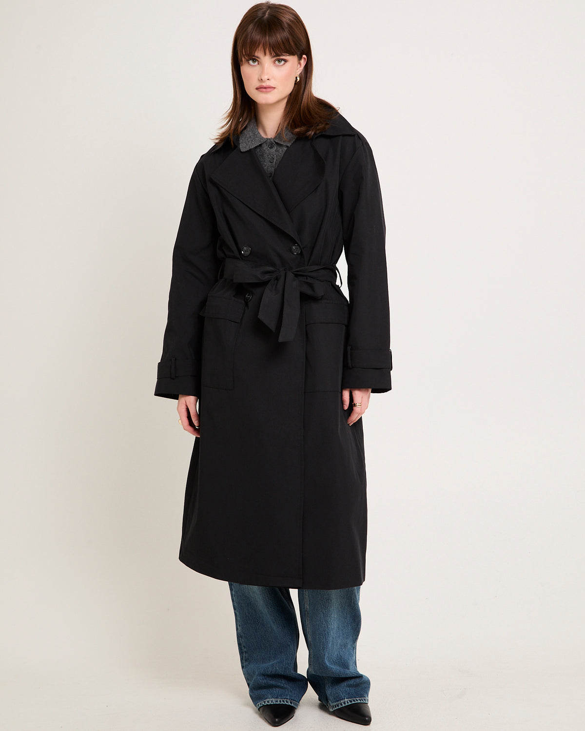 Tanya Trench Coat BLACK