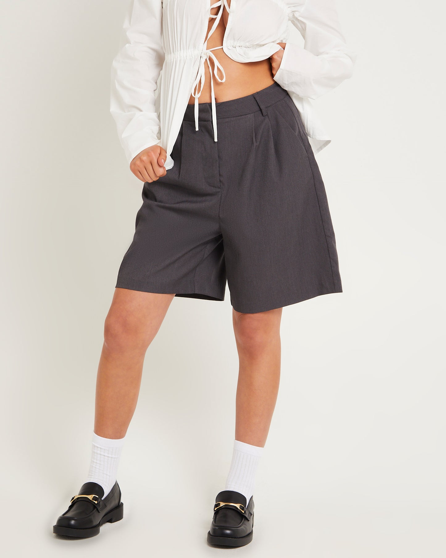 Tailored Long Line Shorts