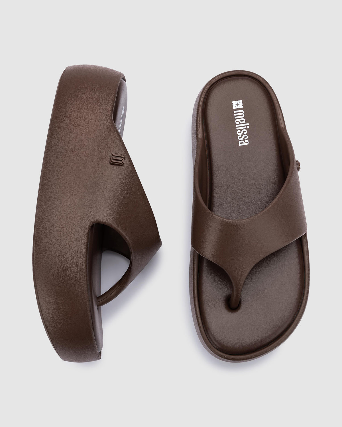 Melissa Free Platform Thong BRONZE