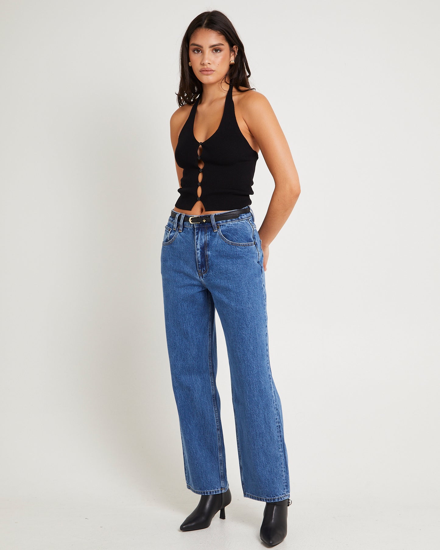 Bobby Baggy Dad Denim Jeans Petite